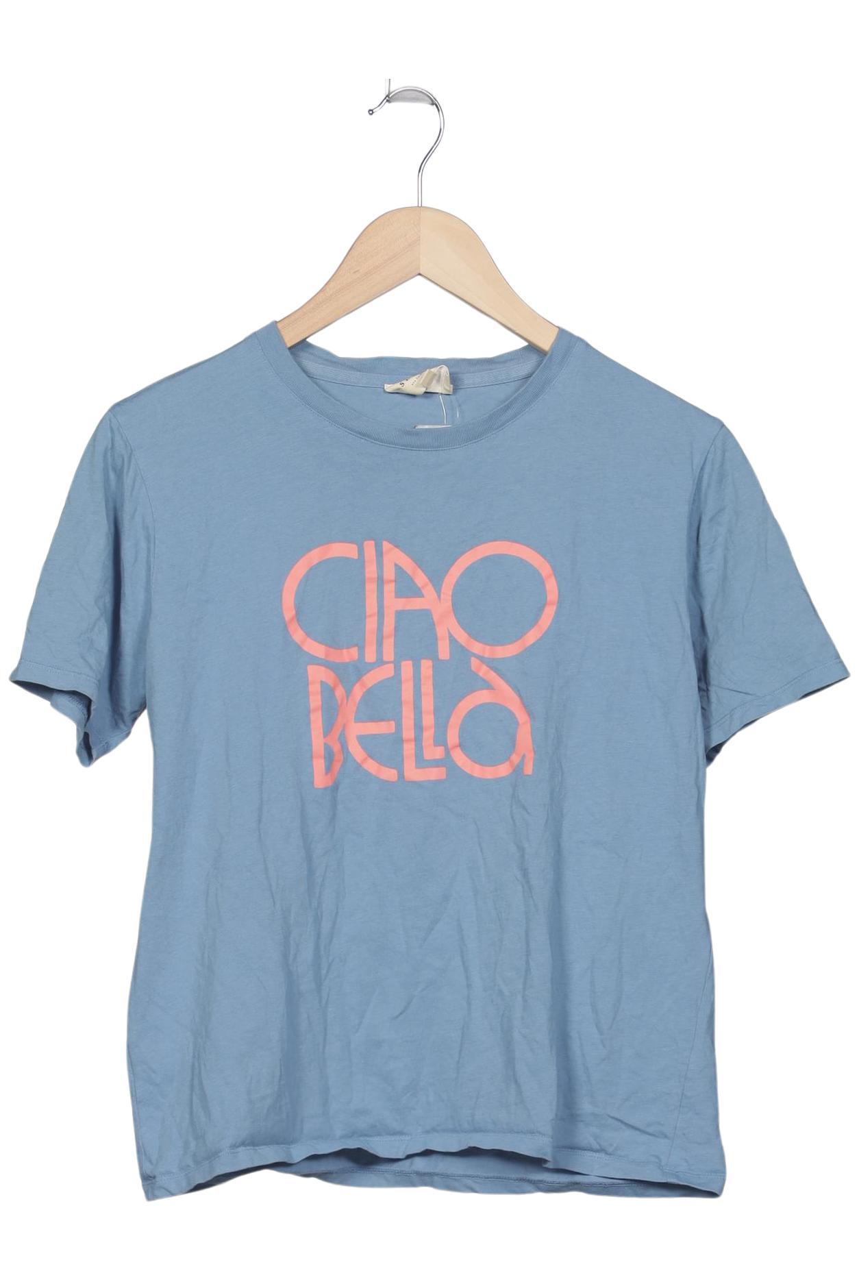 

Sezane Damen T-Shirt, hellblau, Gr. 38