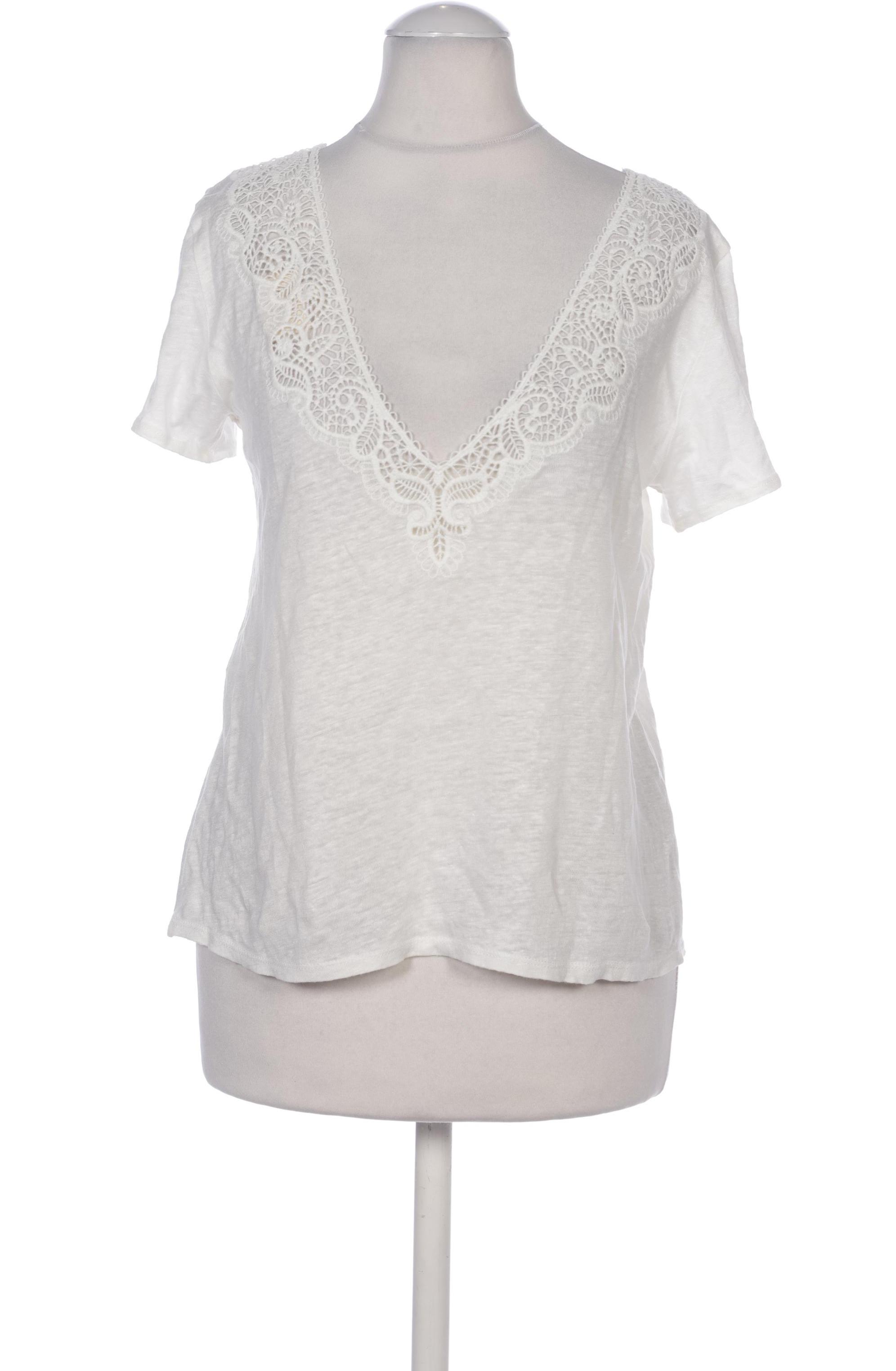 

Sezane Damen T-Shirt, cremeweiß, Gr. 34
