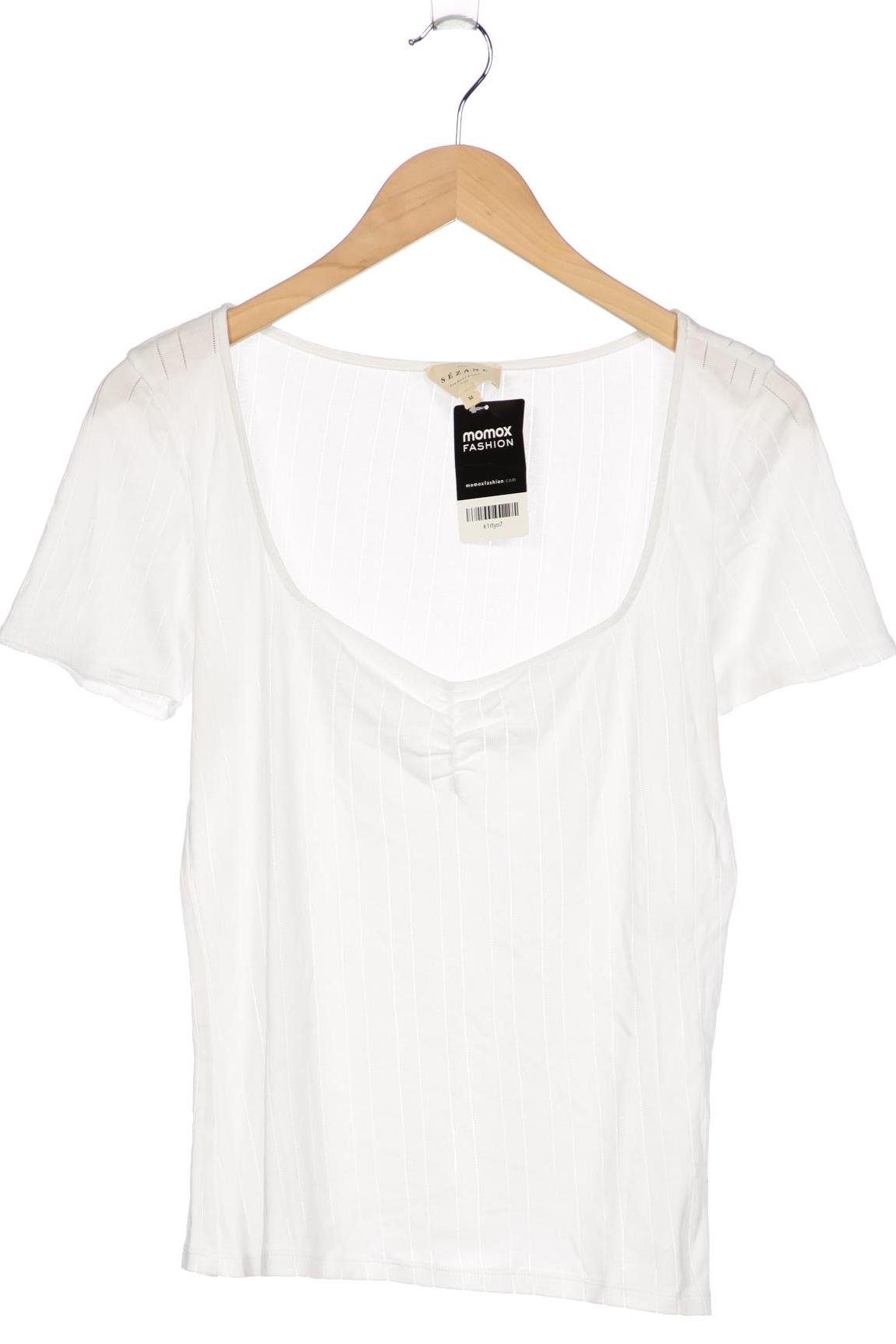 

Sezane Damen T-Shirt, weiß, Gr. 38