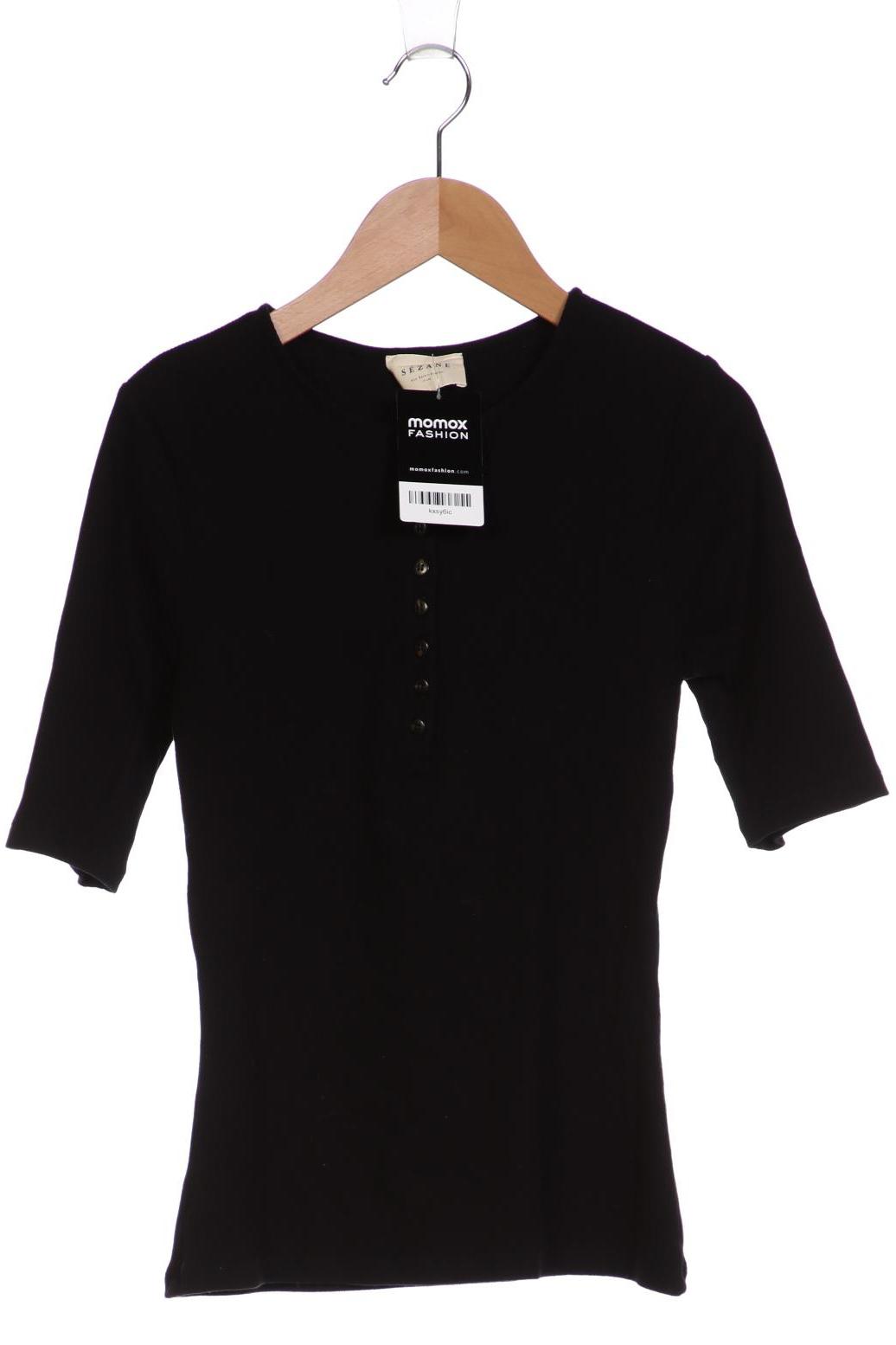 

Sezane Damen T-Shirt, schwarz