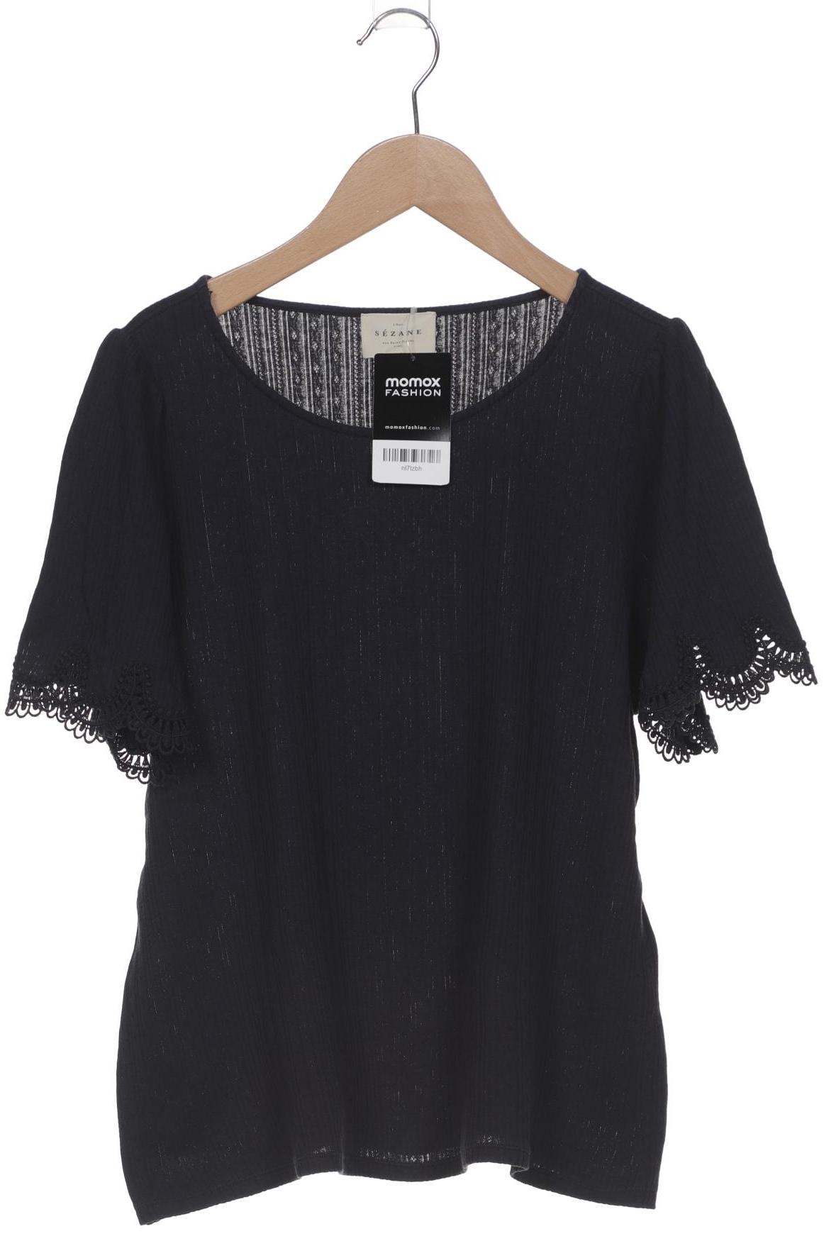 

Sezane Damen T-Shirt, marineblau, Gr. 42