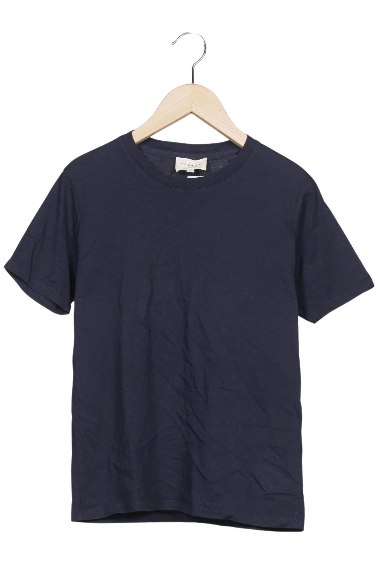 

Sezane Damen T-Shirt, marineblau, Gr. 34