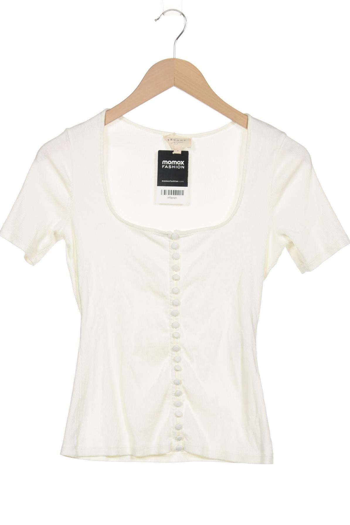 

Sezane Damen T-Shirt, weiß, Gr. 36