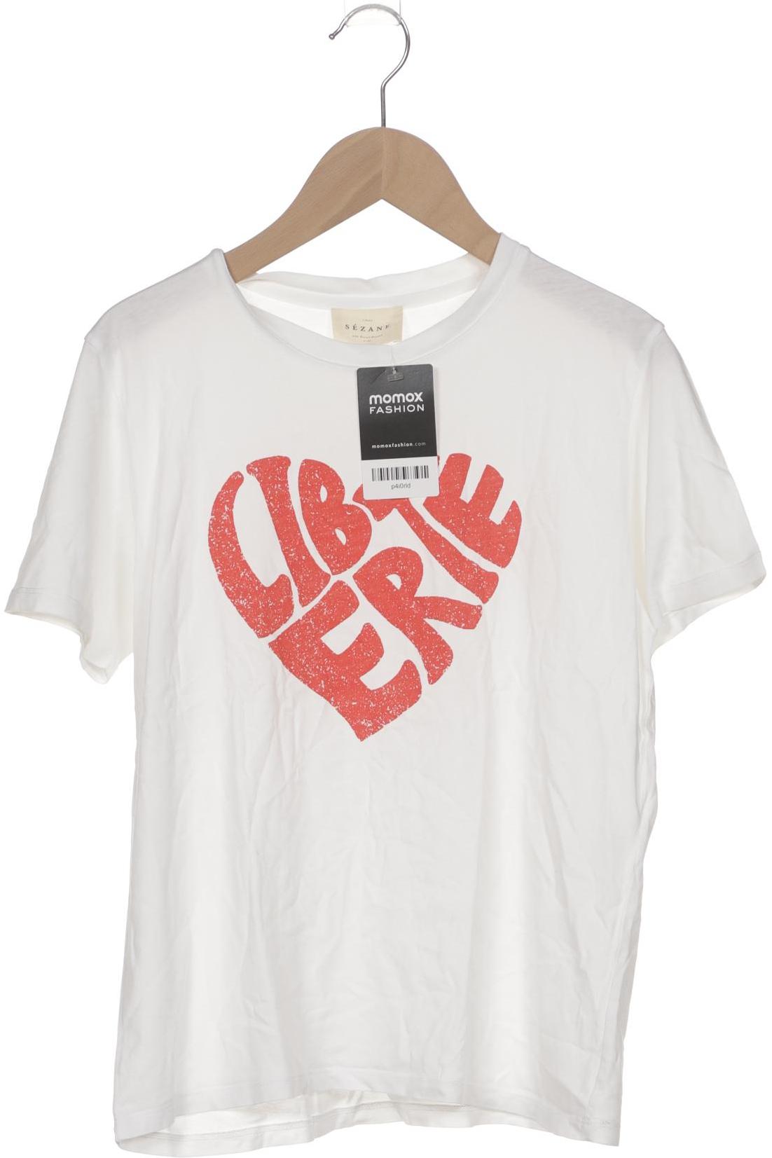 

Sezane Damen T-Shirt, weiß, Gr. 34