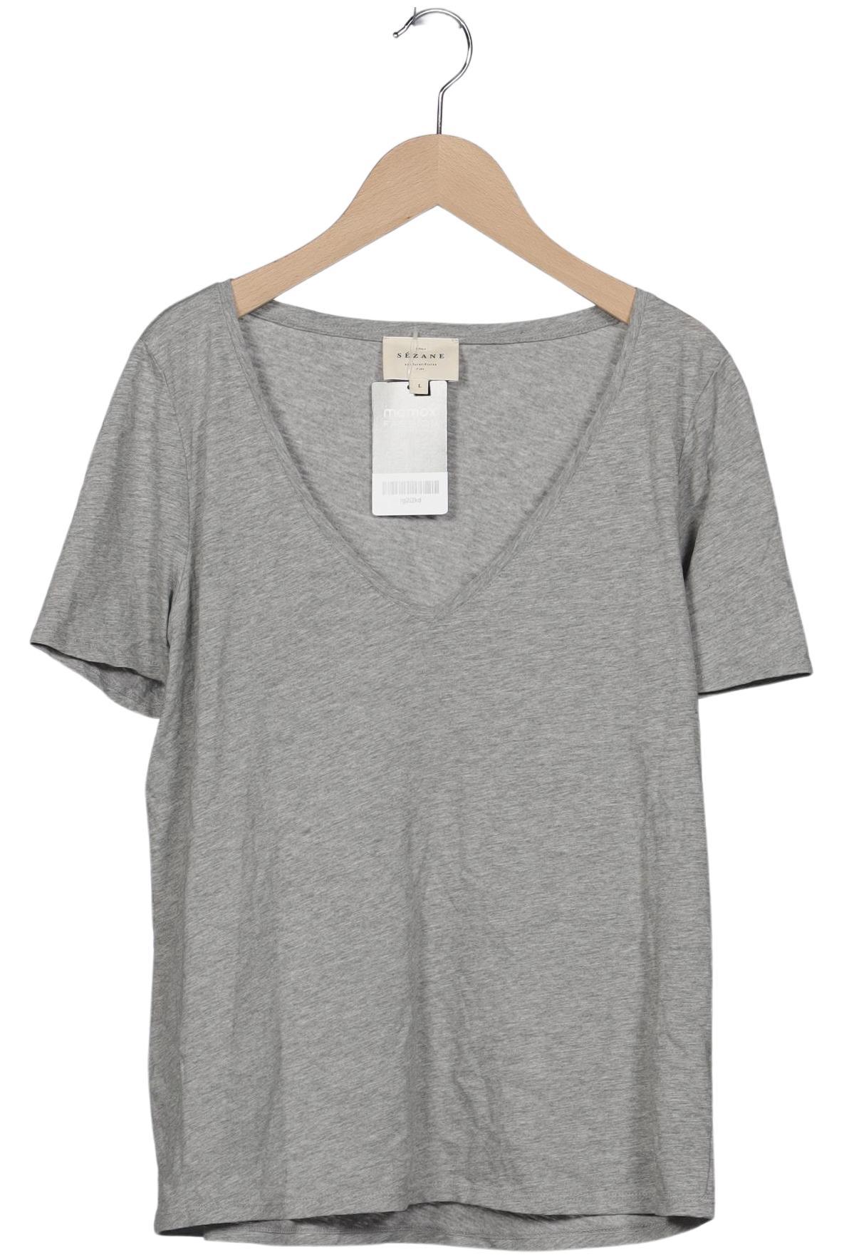 

Sezane Damen T-Shirt, grau, Gr. 42
