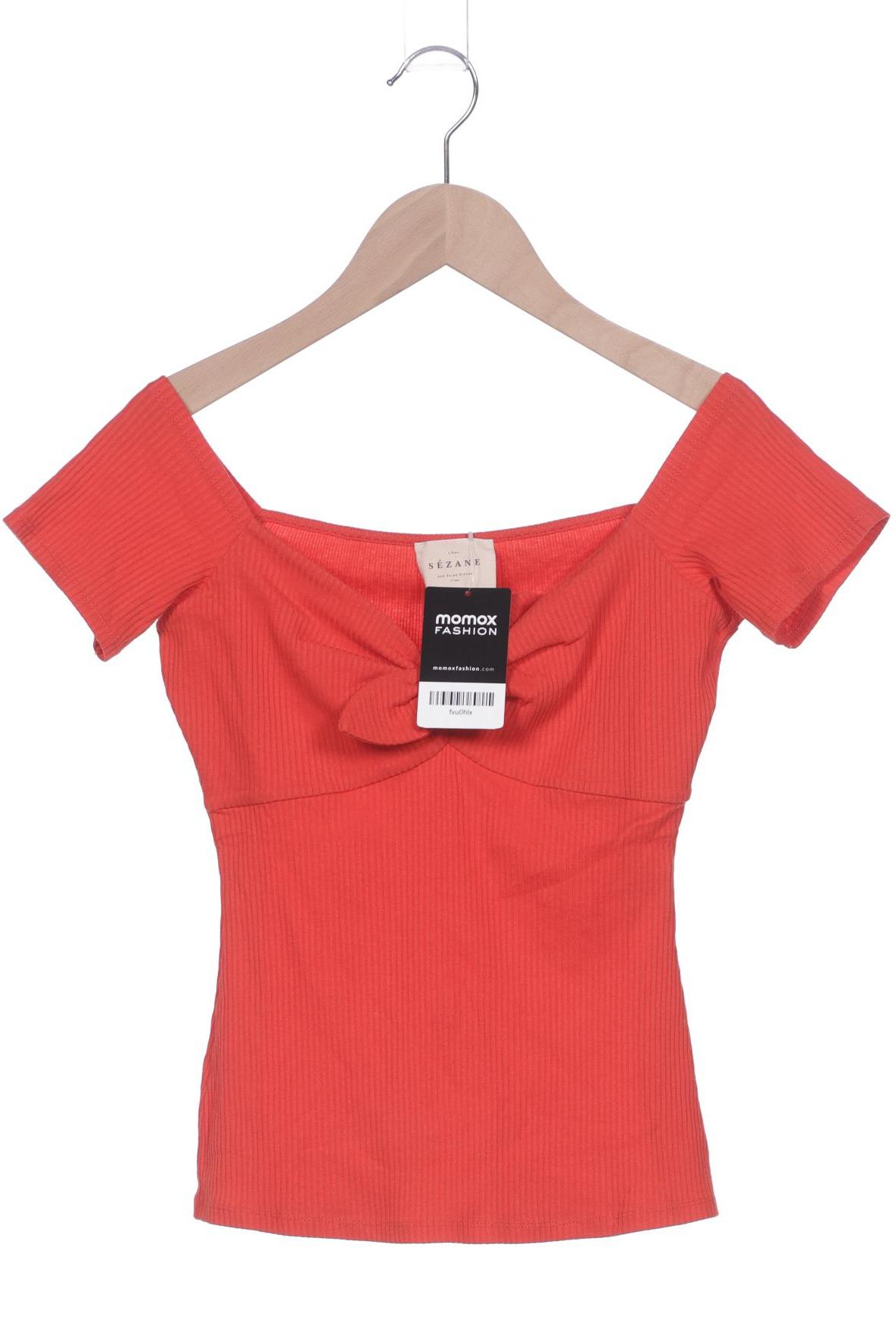 

Sezane Damen T-Shirt, rot, Gr. 36