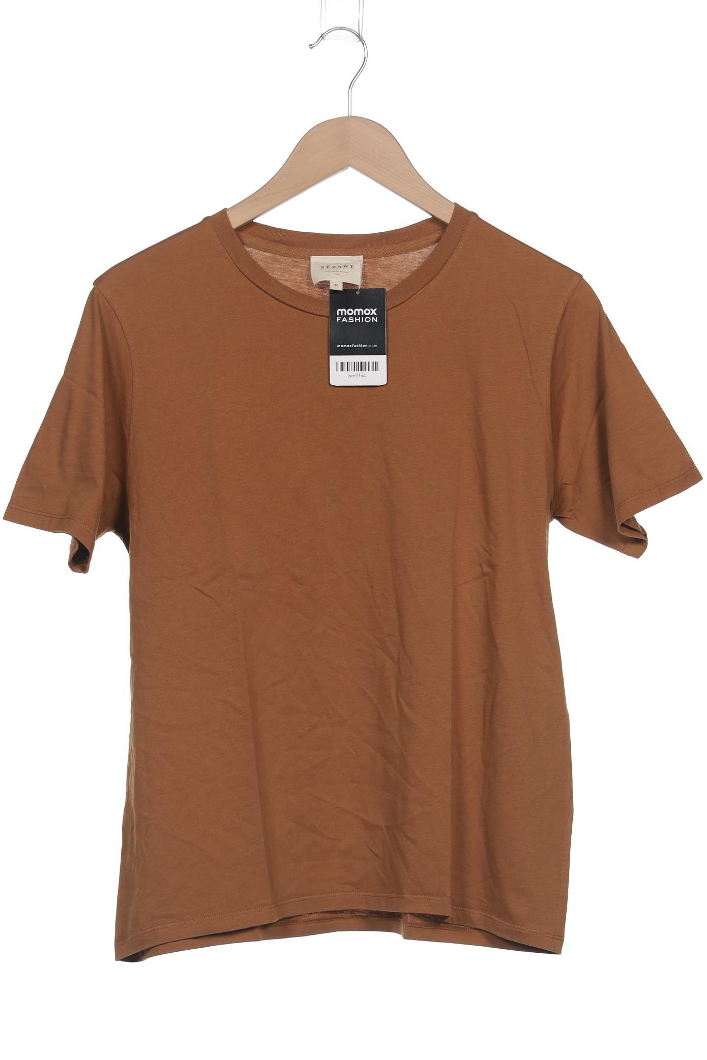 

Sezane Damen T-Shirt, braun, Gr. 38