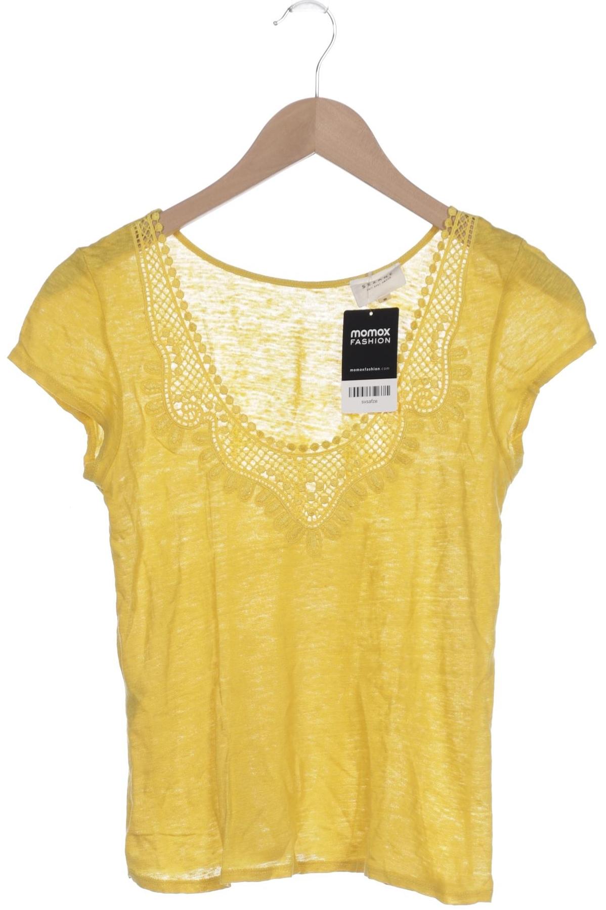 

Sezane Damen T-Shirt, gelb, Gr. 36
