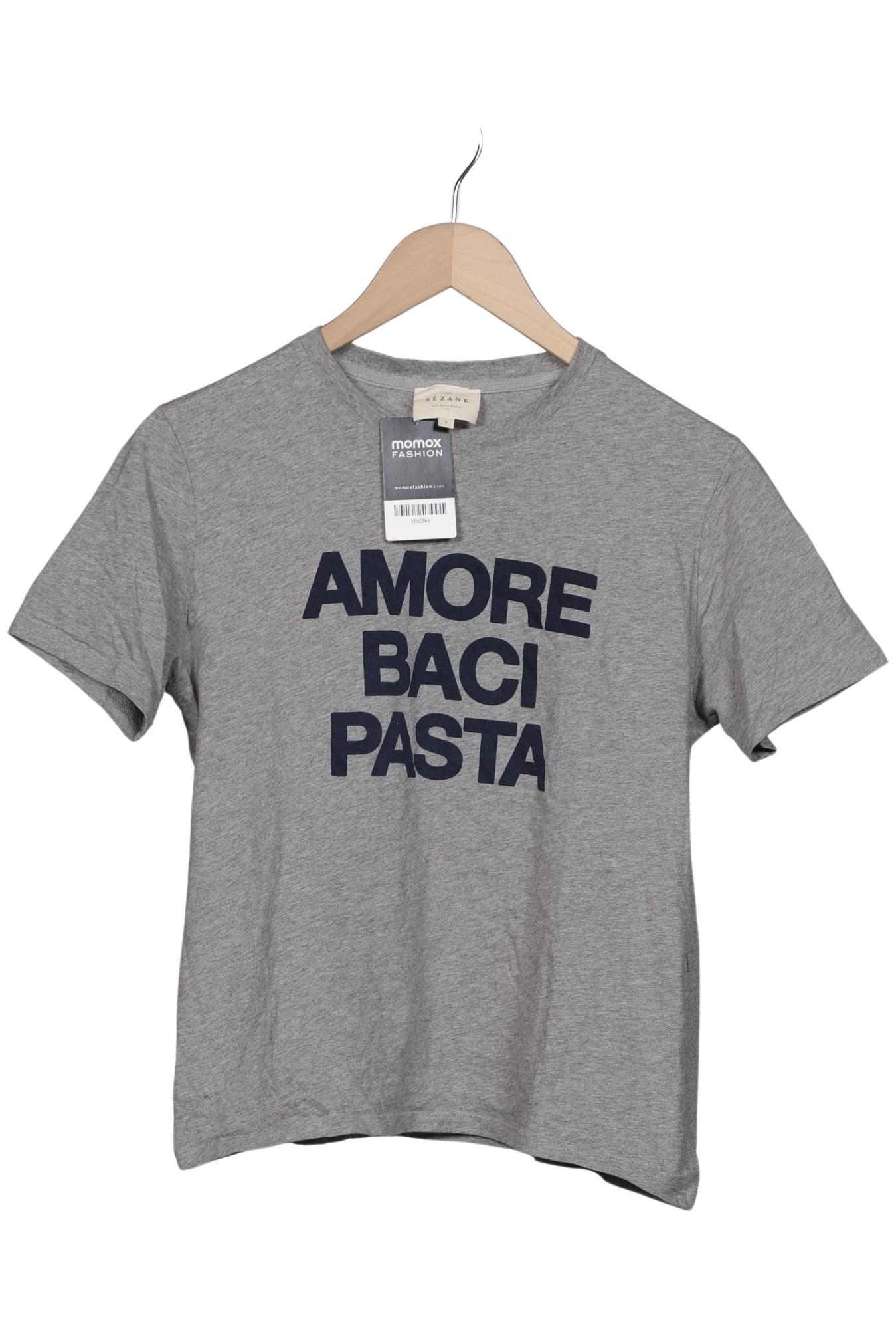 

Sezane Damen T-Shirt, grau, Gr. 36