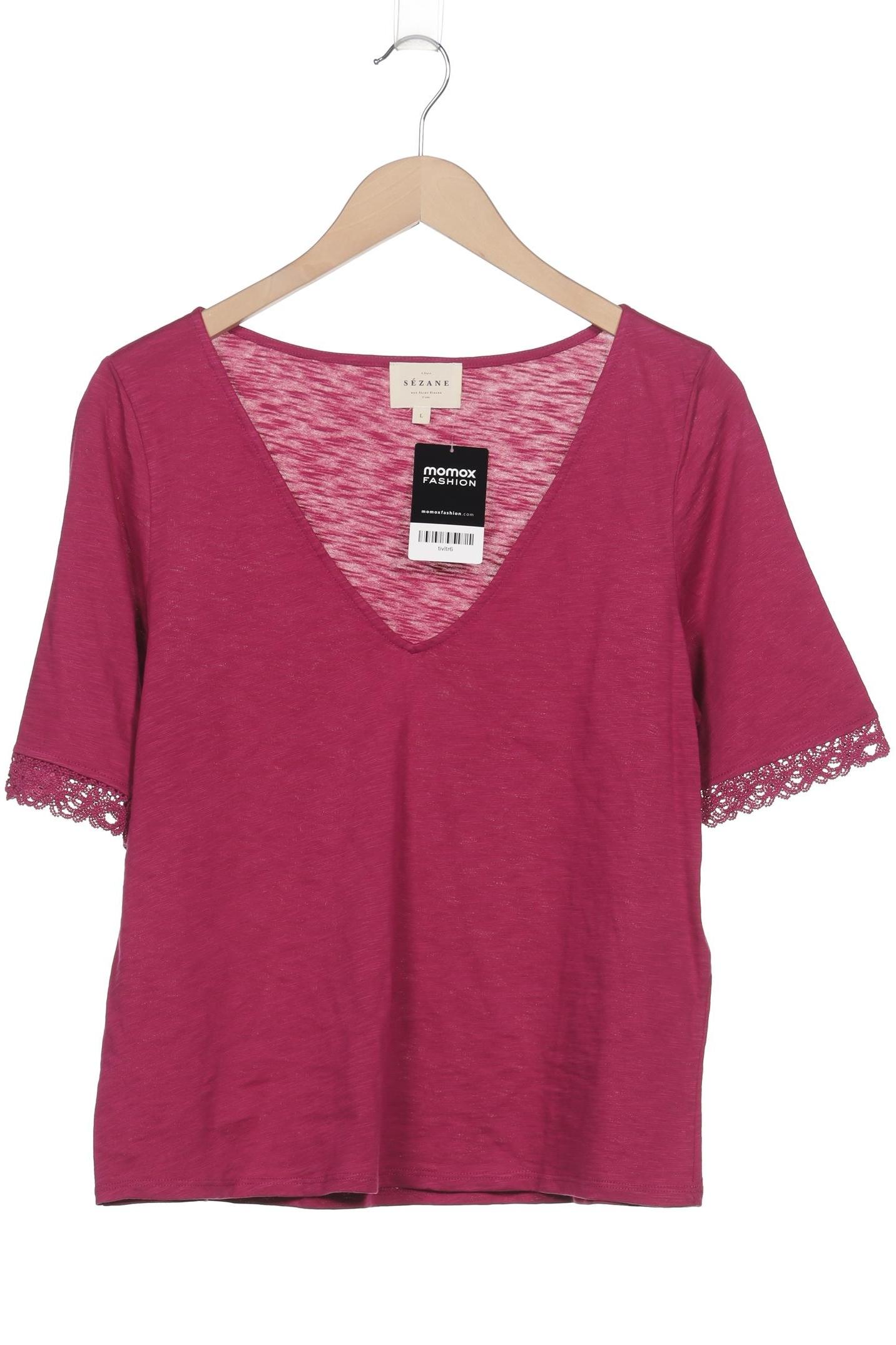 

Sezane Damen T-Shirt, pink, Gr. 42