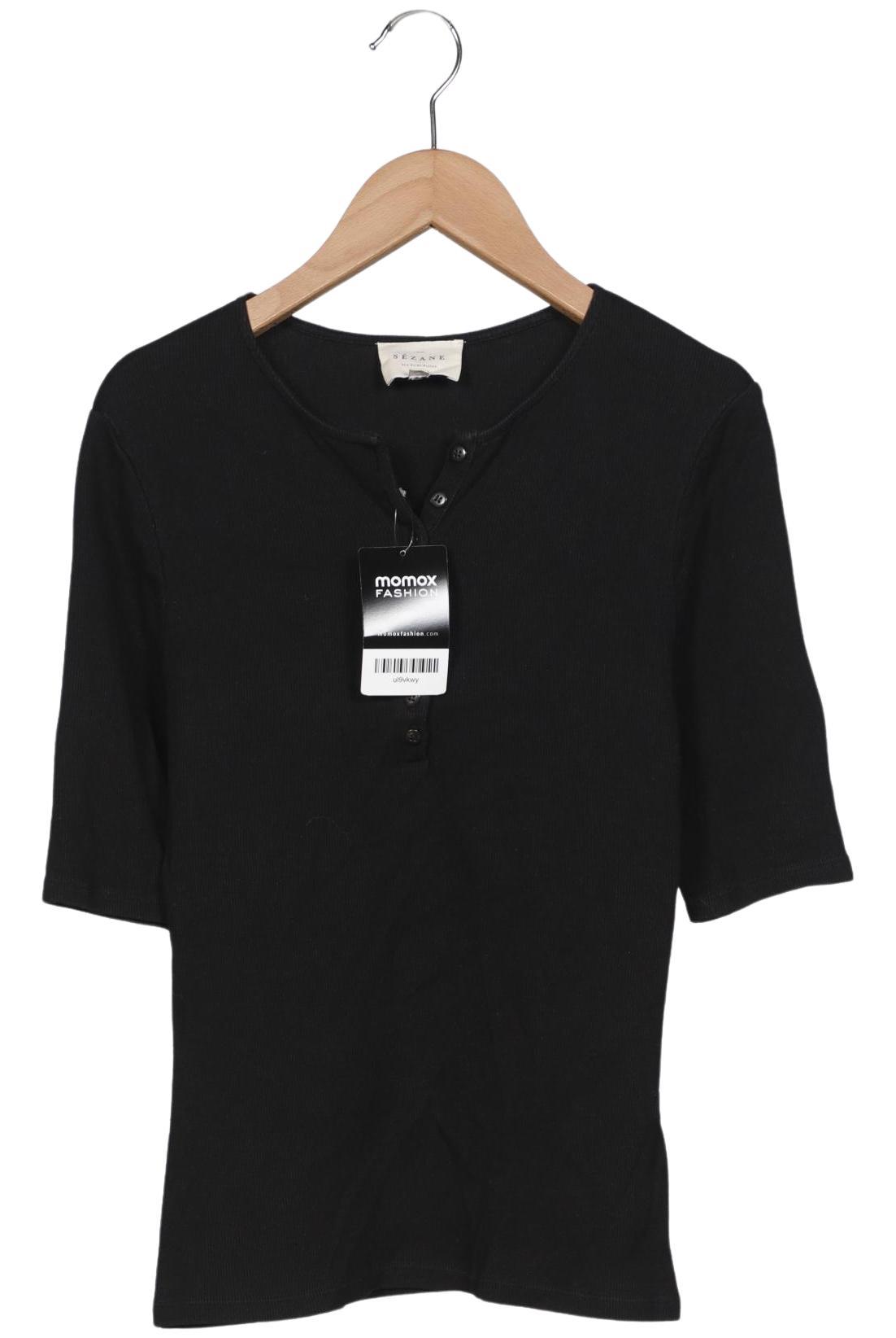 

Sezane Damen T-Shirt, schwarz, Gr. 64