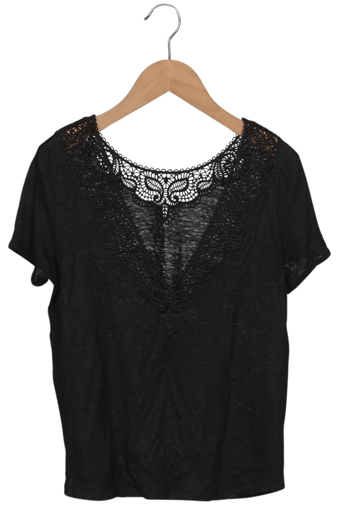 

Sezane Damen T-Shirt, schwarz, Gr. 34