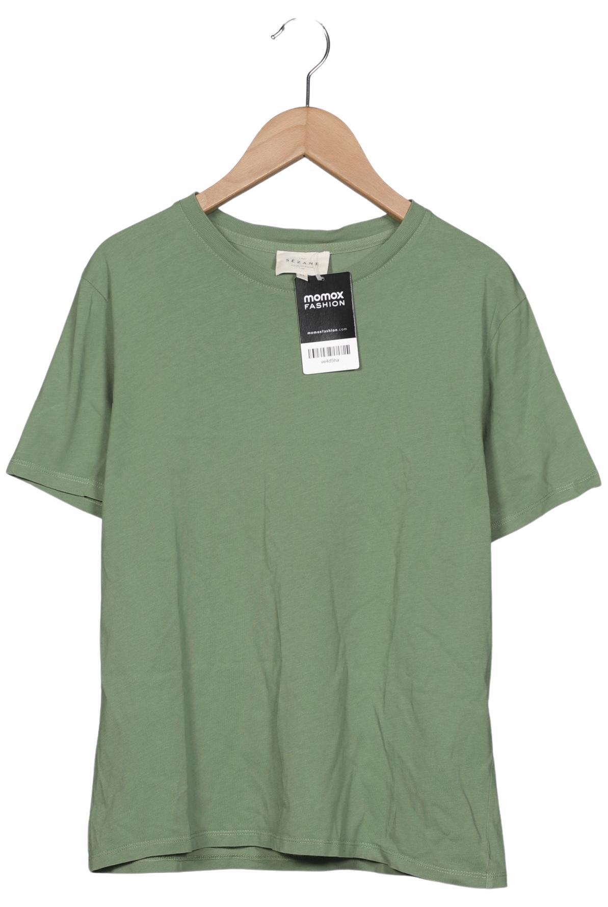 

Sezane Damen T-Shirt, grün, Gr. 34