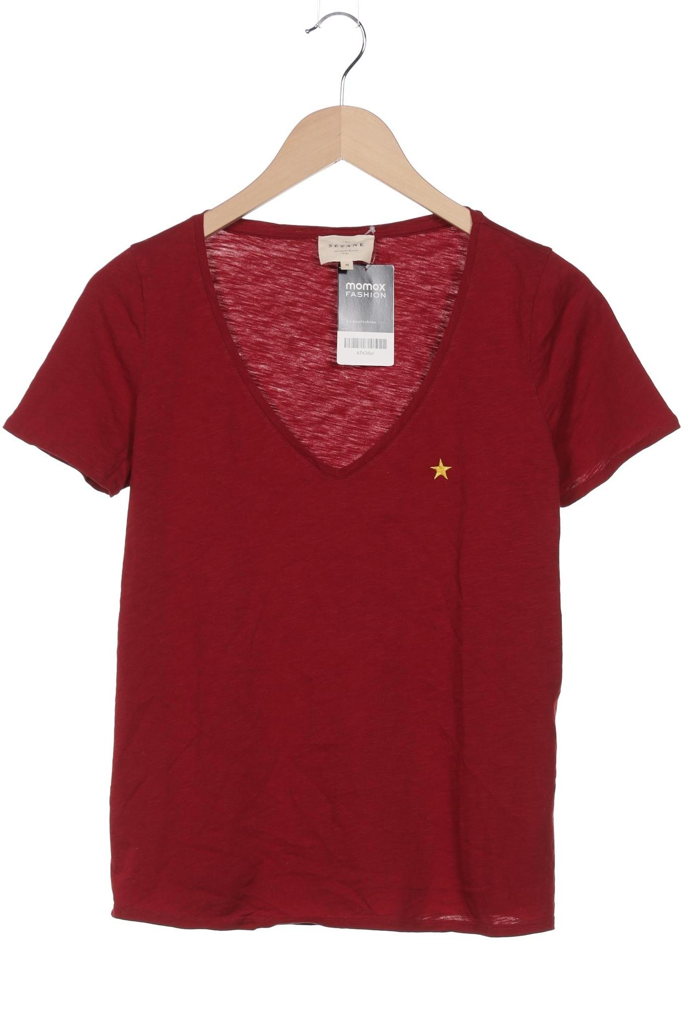 

Sezane Damen T-Shirt, bordeaux, Gr. 38