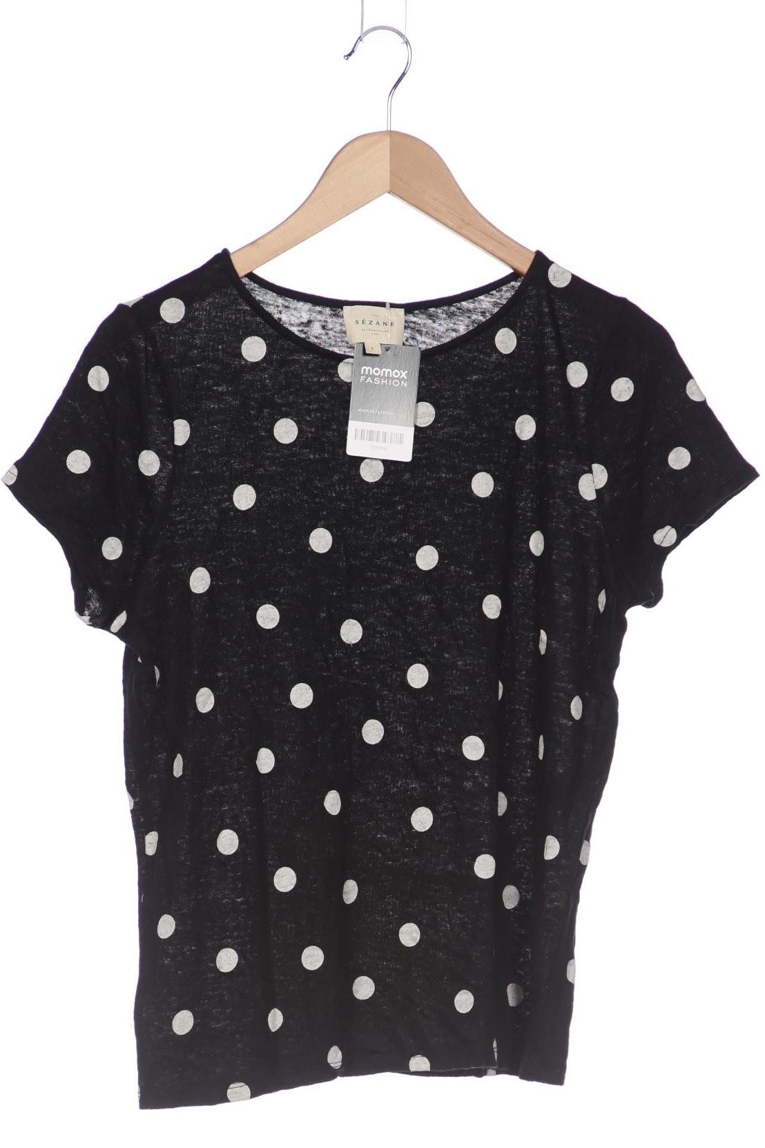 

Sezane Damen T-Shirt, schwarz, Gr. 36