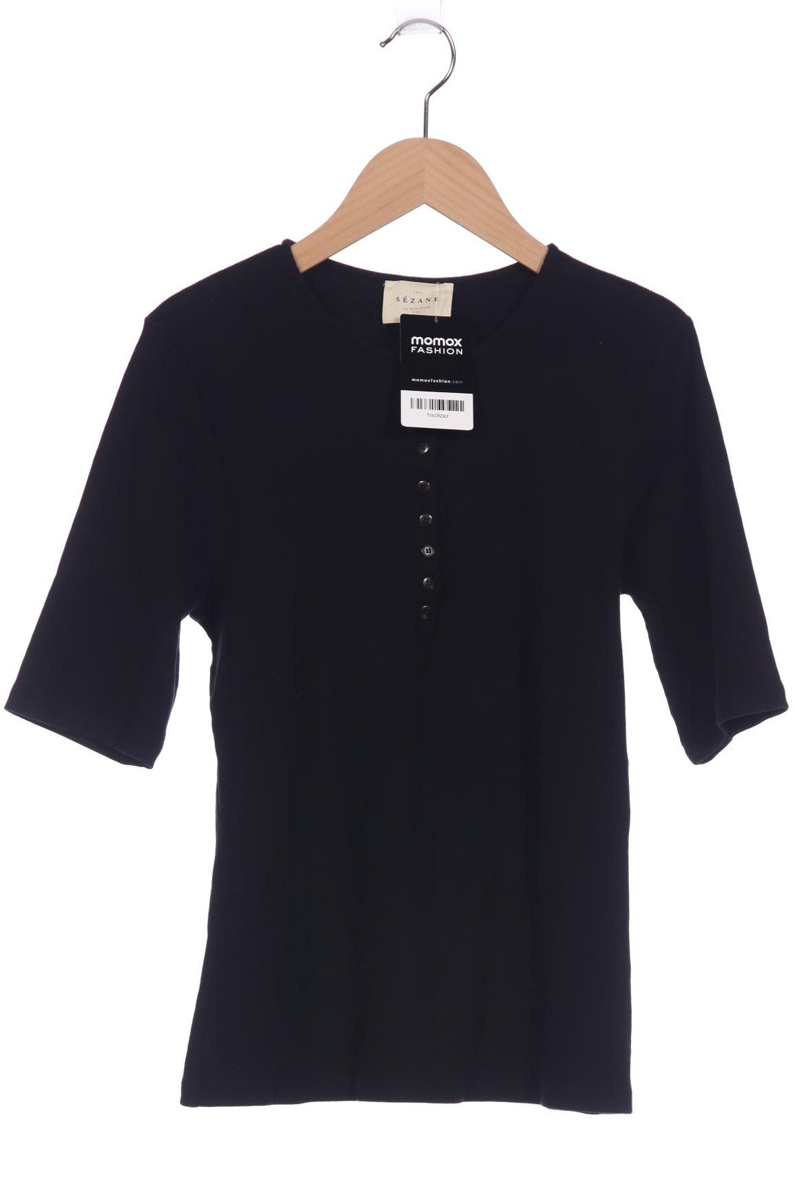 

Sezane Damen T-Shirt, schwarz, Gr. 42
