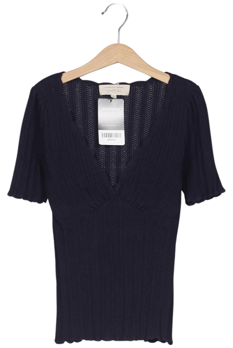 

Sezane Damen T-Shirt, marineblau, Gr. 34