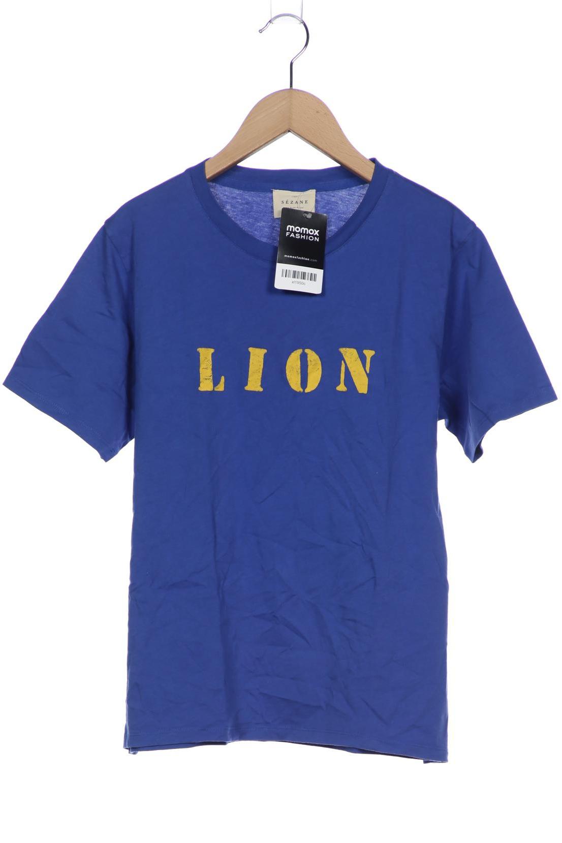 

Sezane Damen T-Shirt, blau, Gr. 38