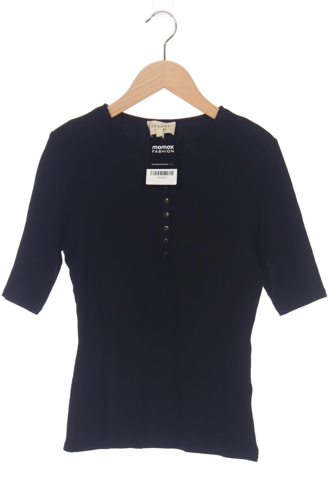 

Sezane Damen T-Shirt, schwarz, Gr. 38