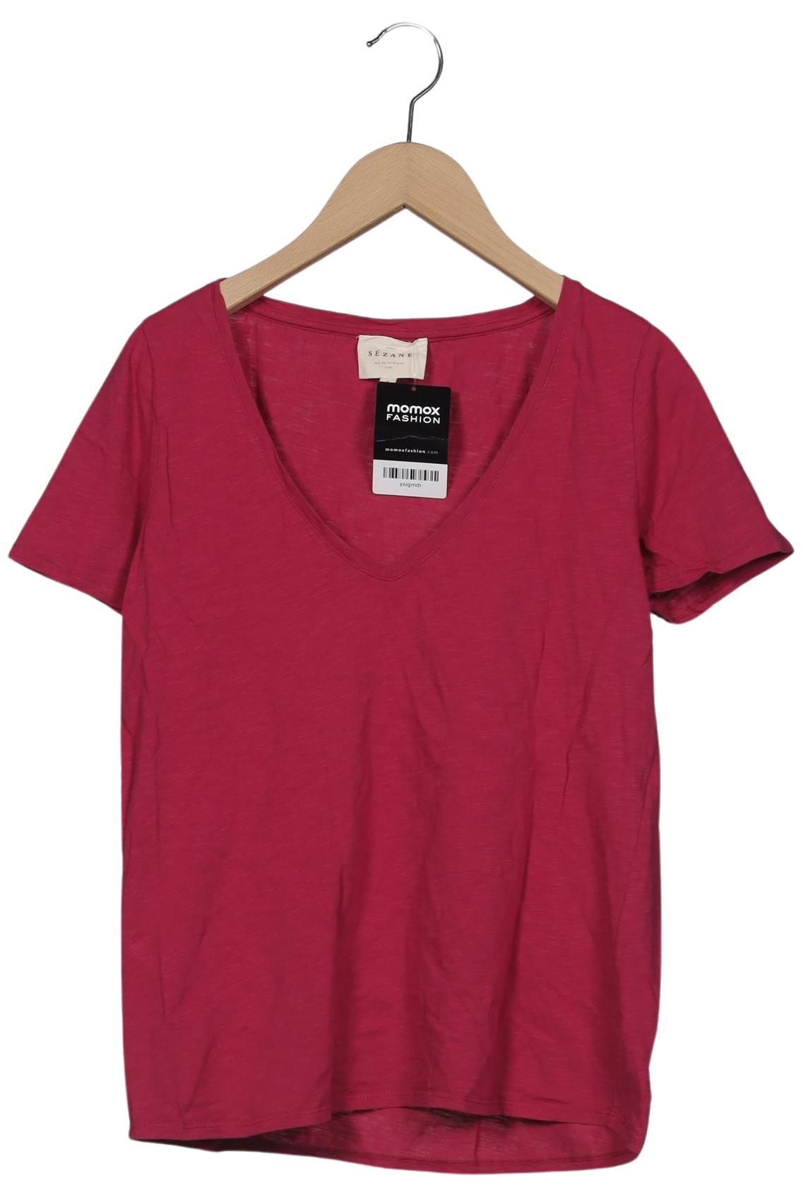 

Sezane Damen T-Shirt, bordeaux, Gr. 36