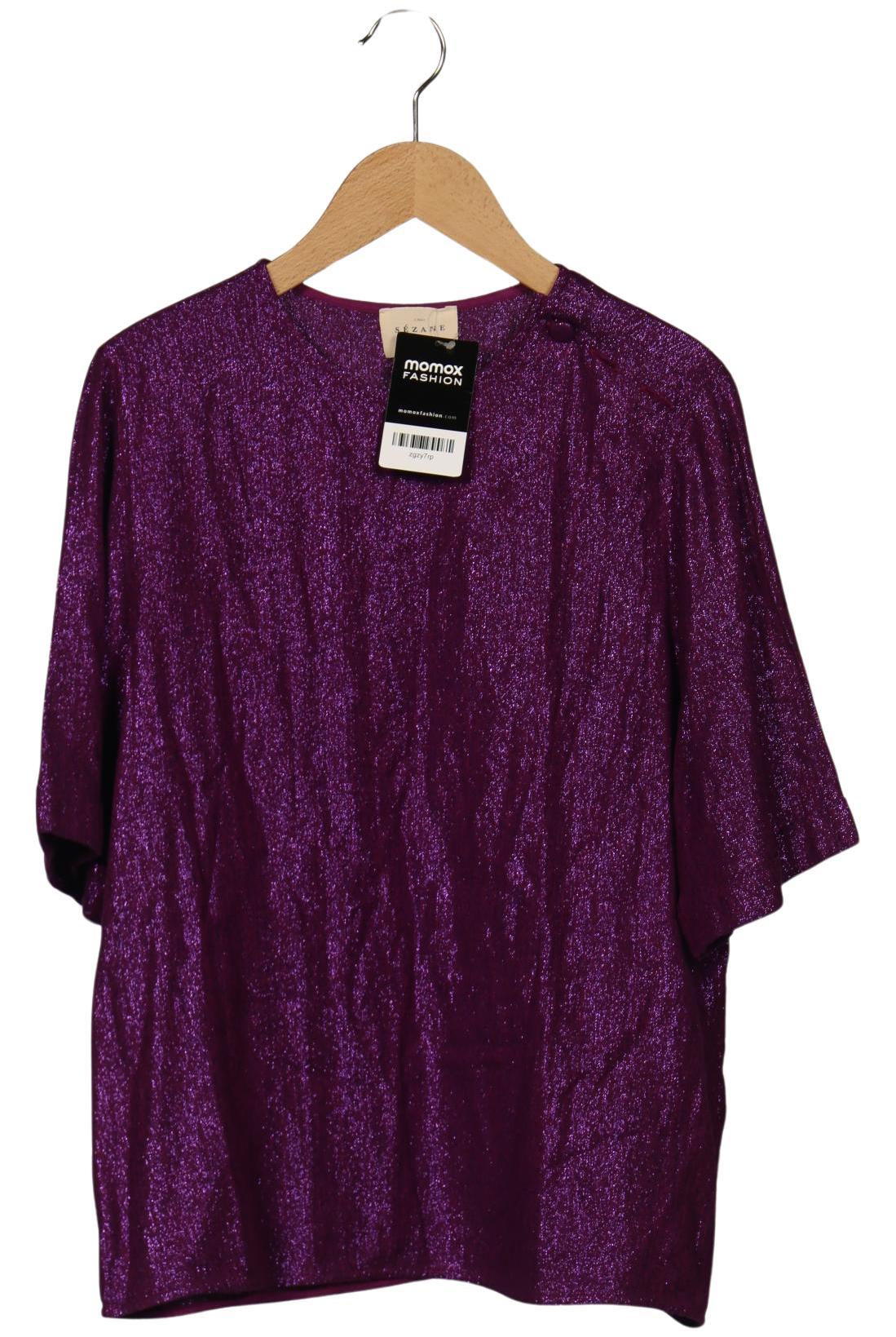 

Sezane Damen T-Shirt, flieder, Gr. 40