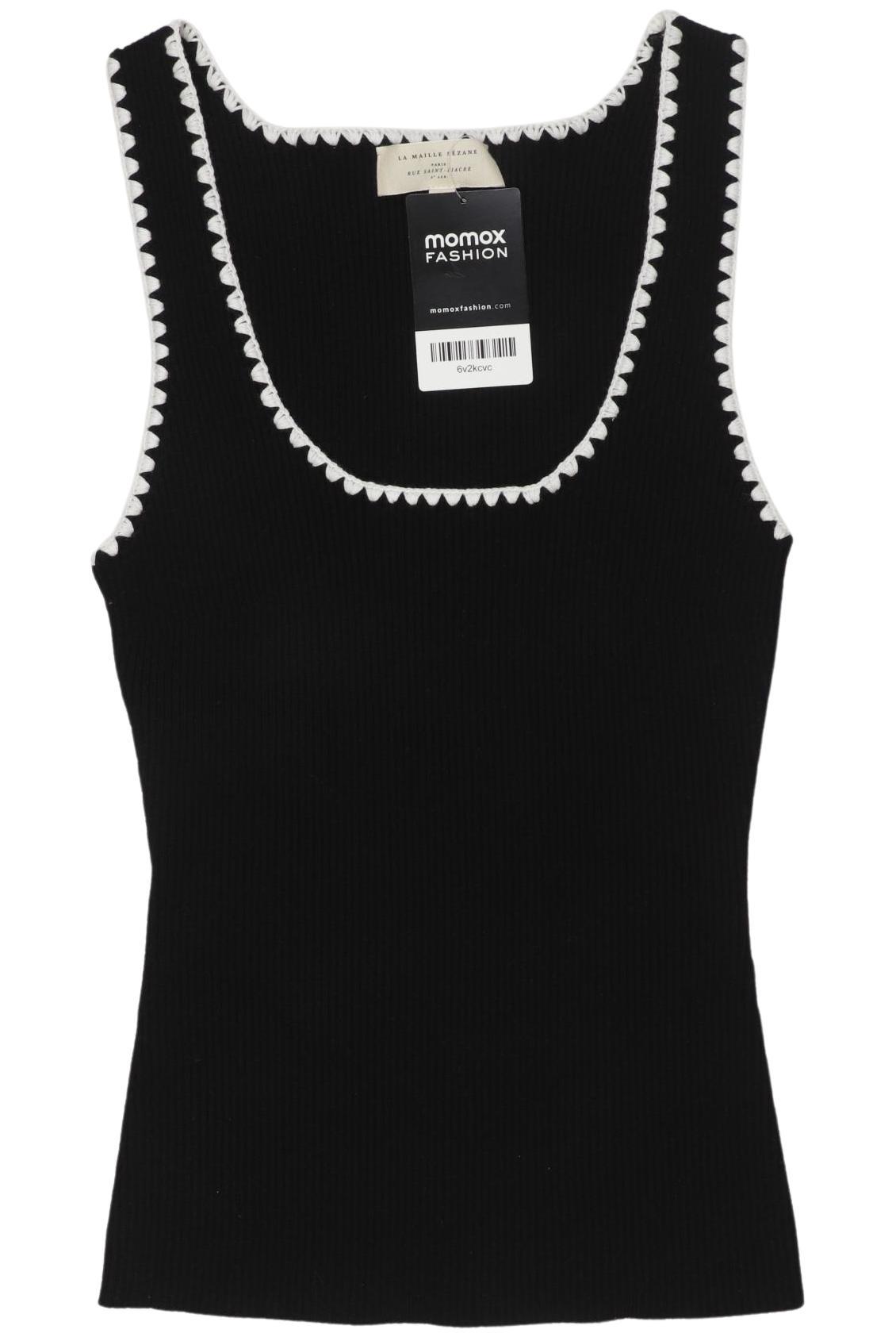 

Sezane Damen Top, schwarz, Gr. 34
