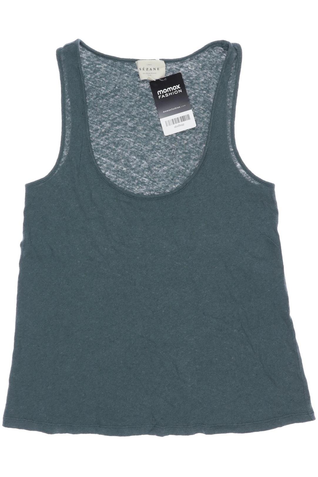 

Sezane Damen Top, türkis, Gr. 36