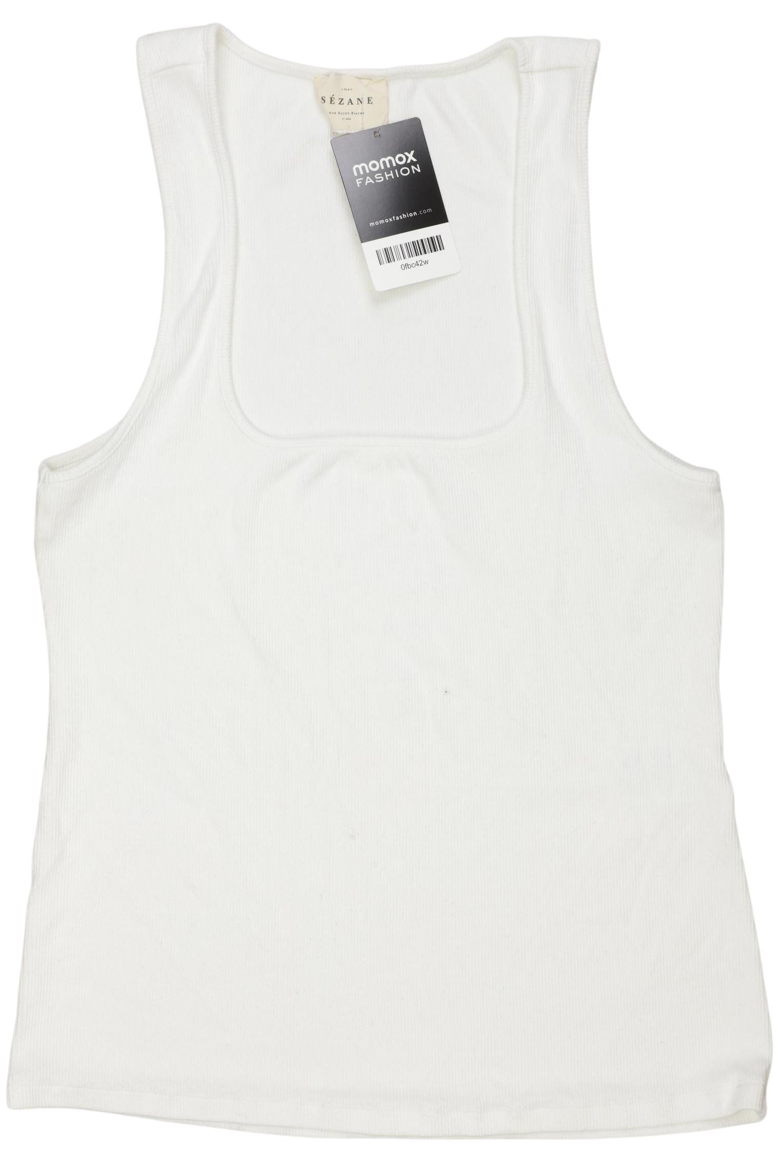 

Sezane Damen Top, weiß, Gr. 38