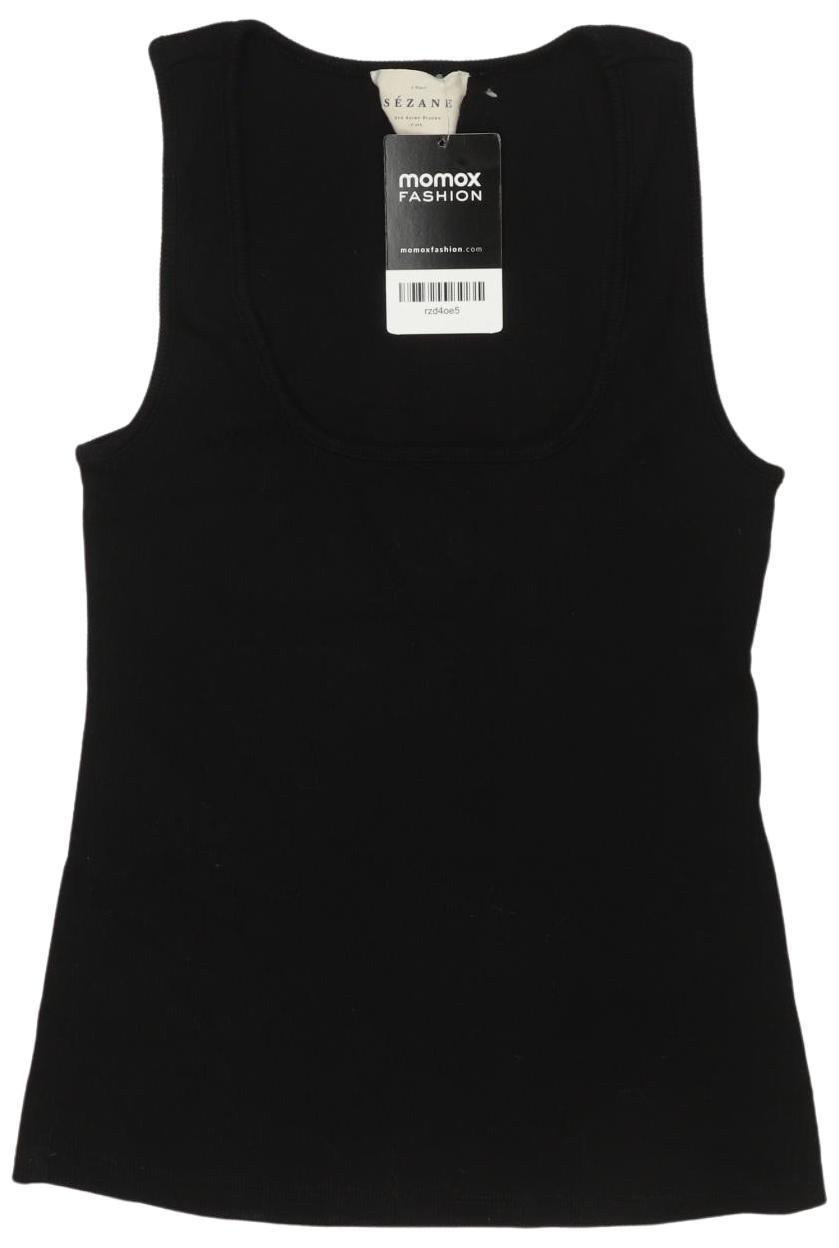 

Sezane Damen Top, schwarz, Gr. 36