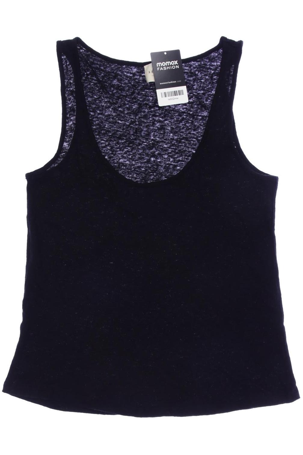 

Sezane Damen Top, schwarz, Gr. 38
