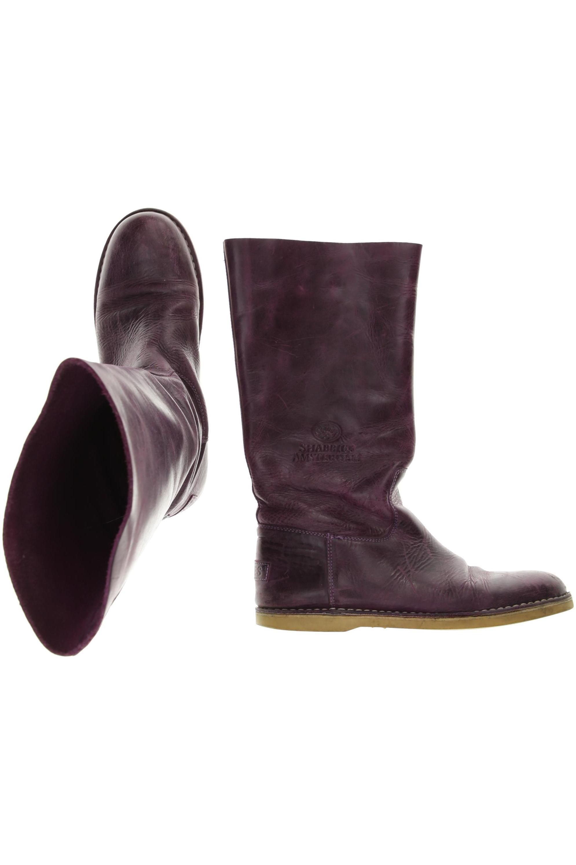 

Shabbies Amsterdam Damen Stiefel, lila, Gr. 40