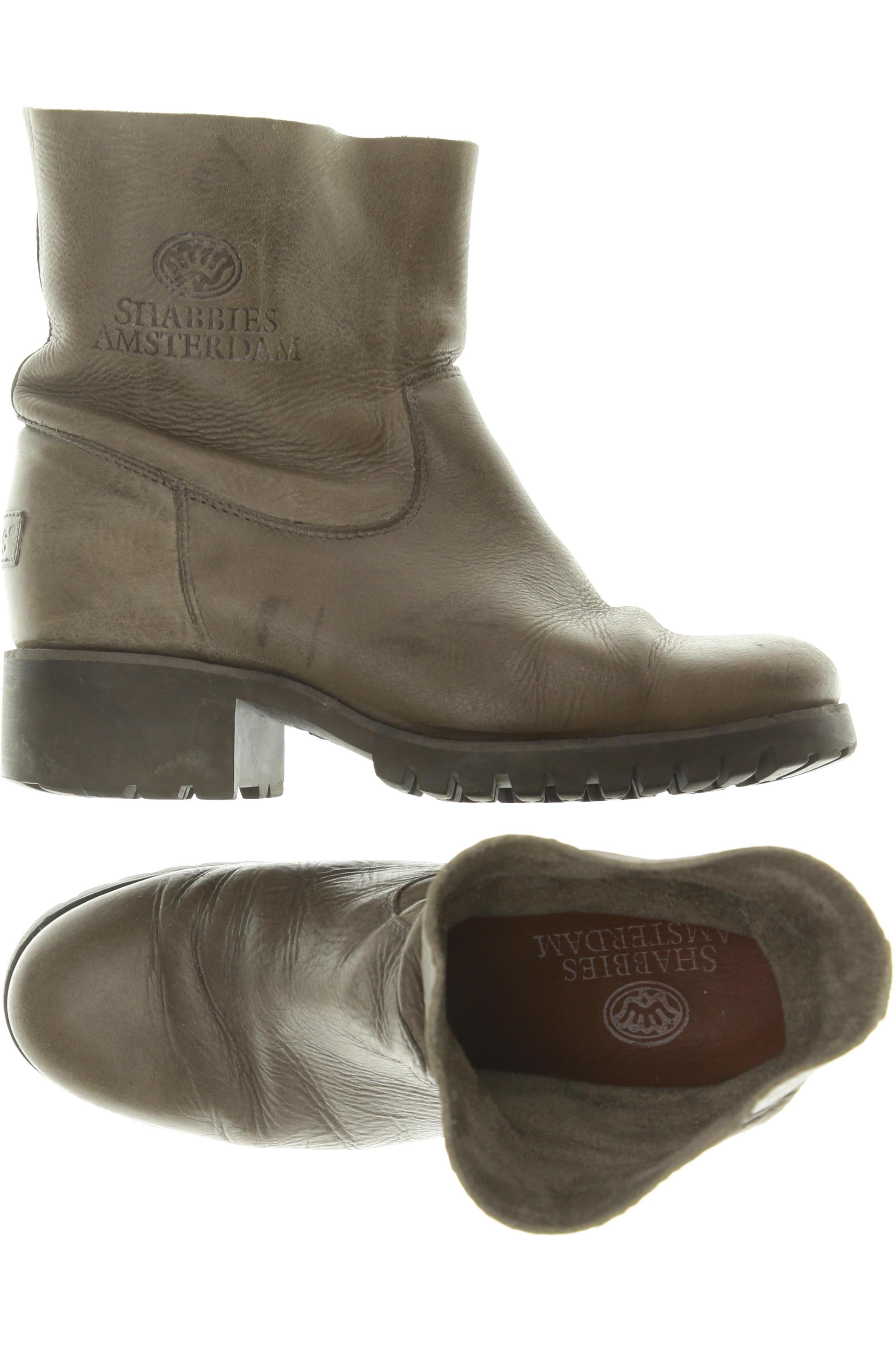 

Shabbies Amsterdam Damen Stiefelette, grün, Gr. 39