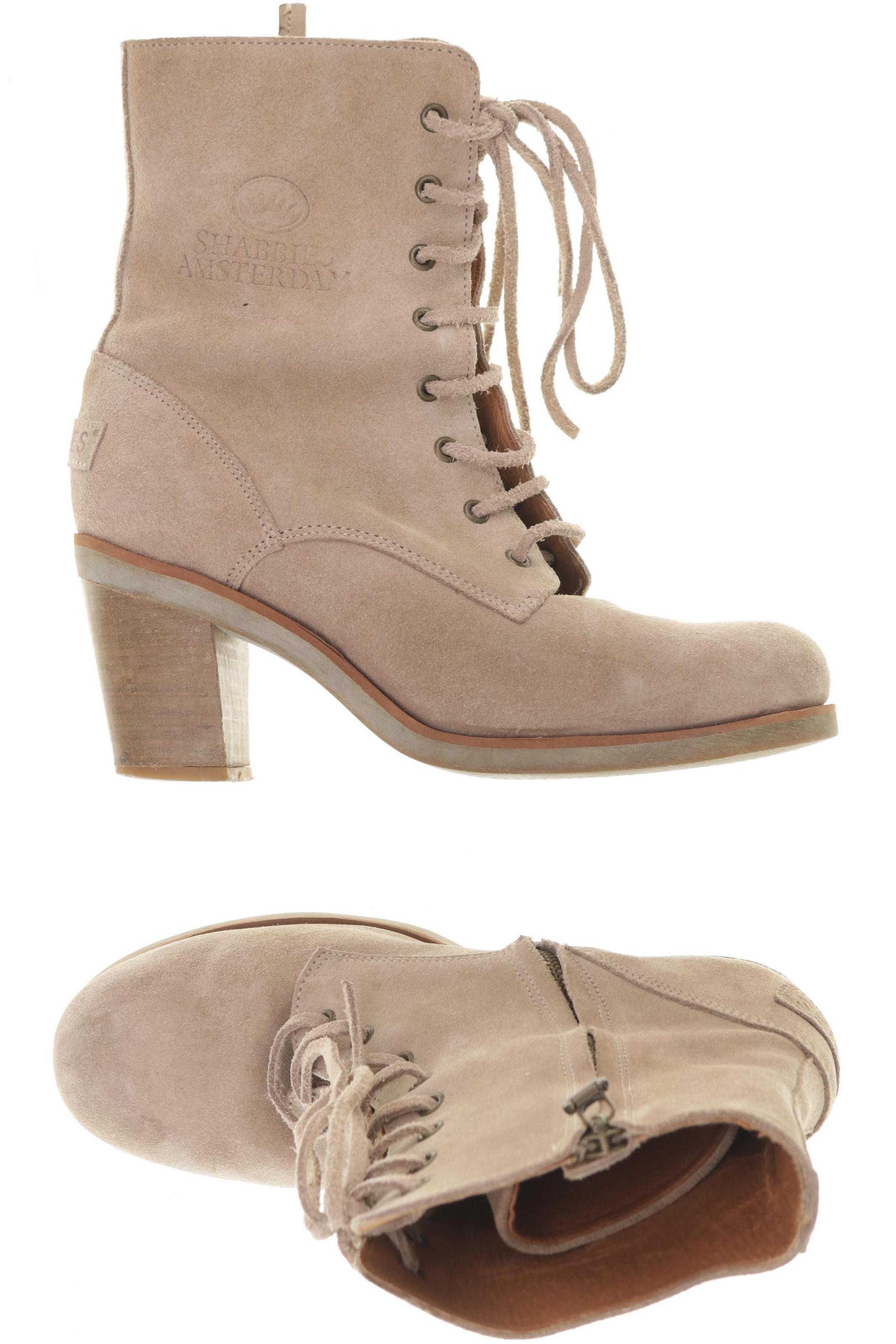 

Shabbies Amsterdam Damen Stiefelette, beige, Gr. 39