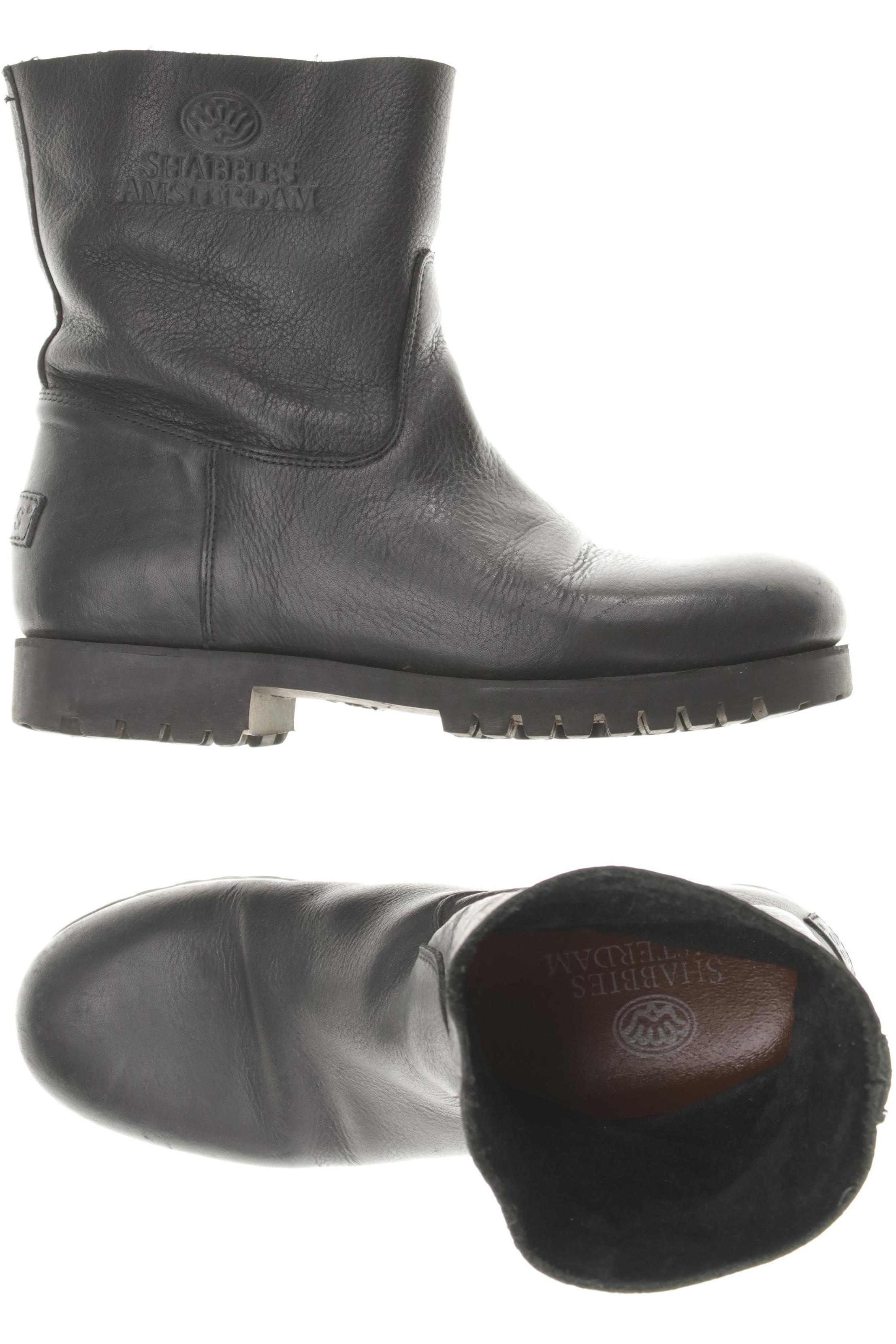 

Shabbies Amsterdam Damen Stiefelette, schwarz, Gr. 39
