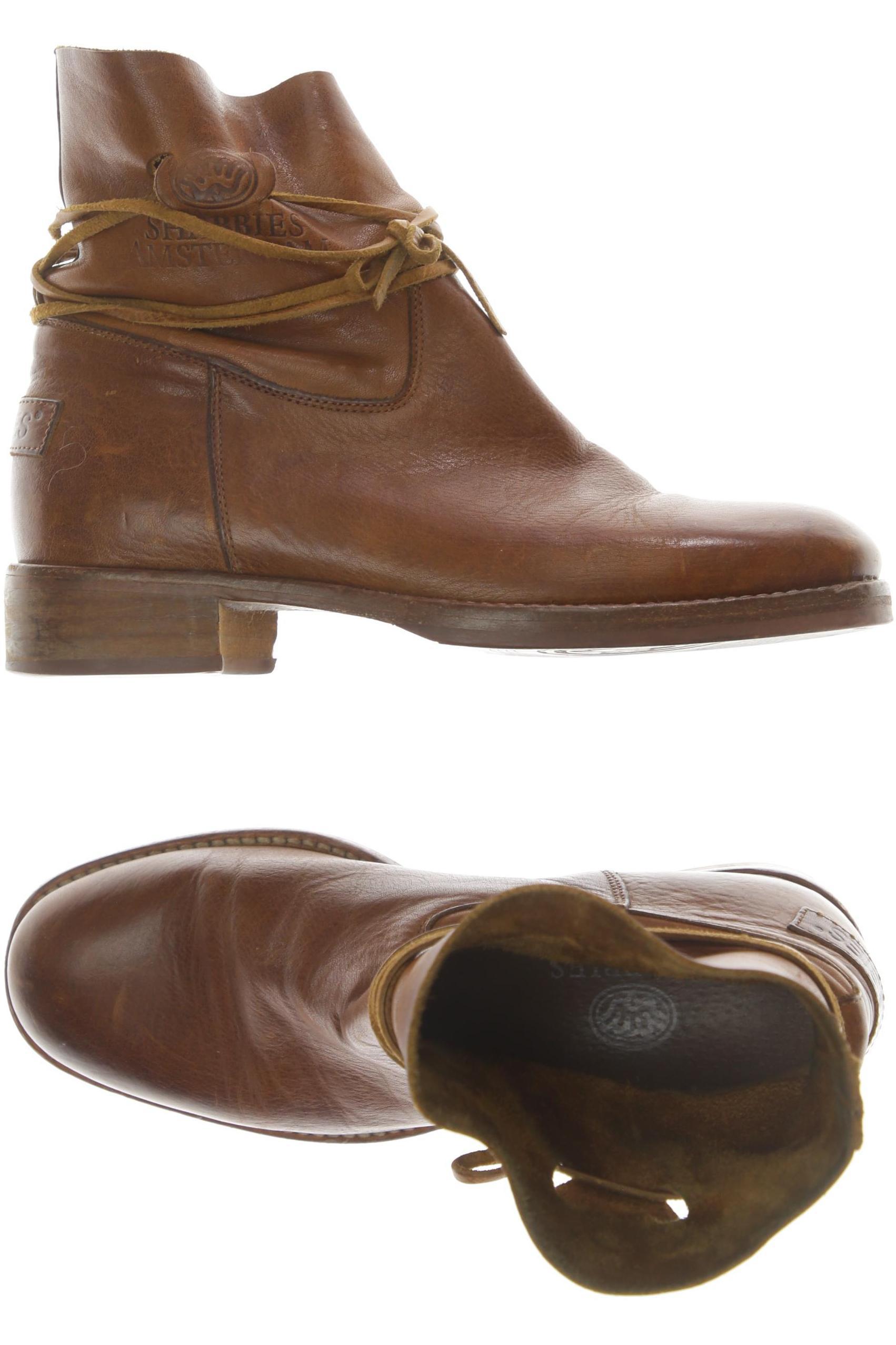 

Shabbies Amsterdam Damen Stiefelette, braun, Gr. 37