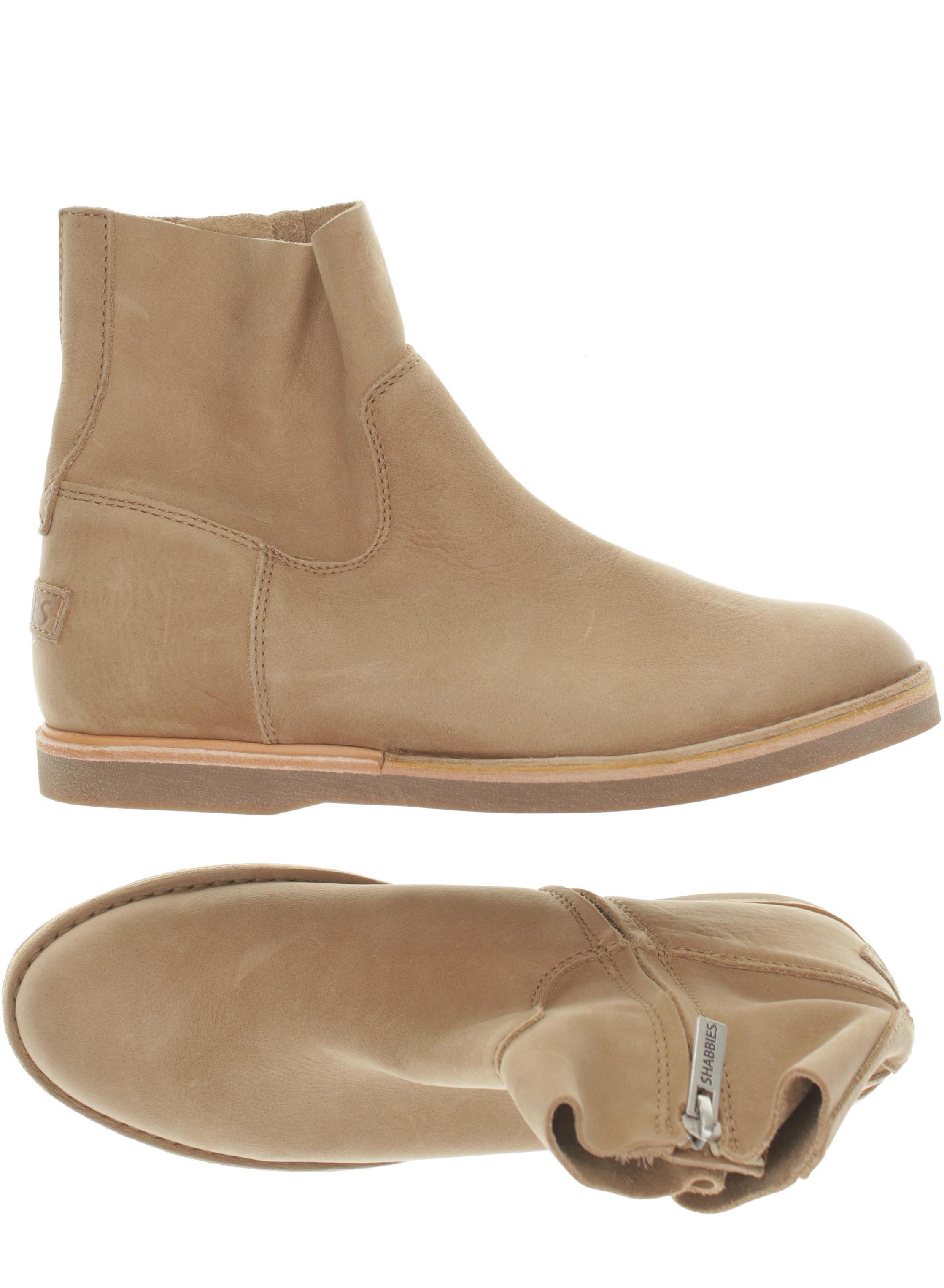 

Shabbies Amsterdam Damen Stiefelette, beige, Gr. 40