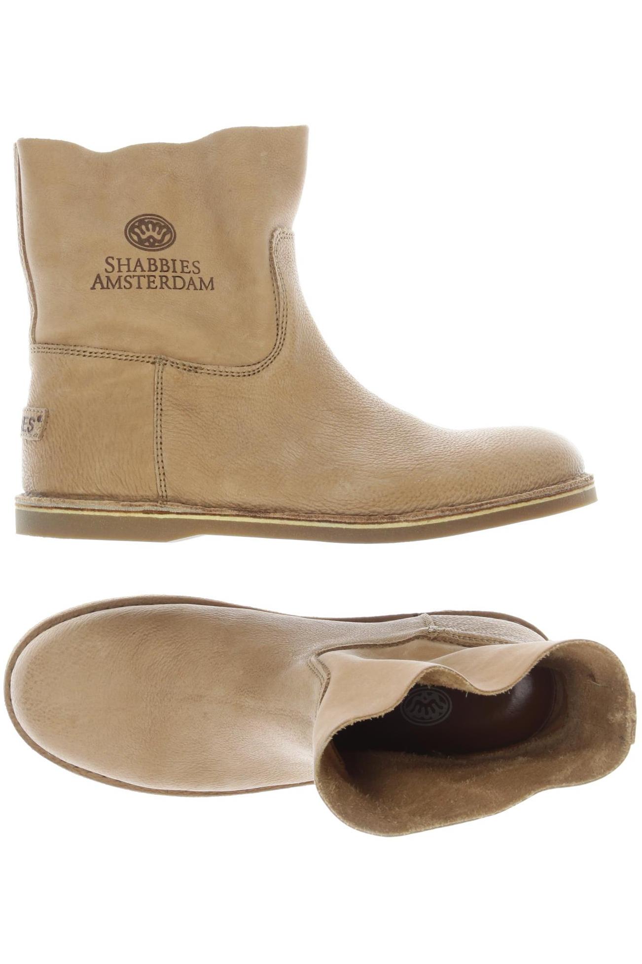 

Shabbies Amsterdam Damen Stiefelette, beige, Gr. 40
