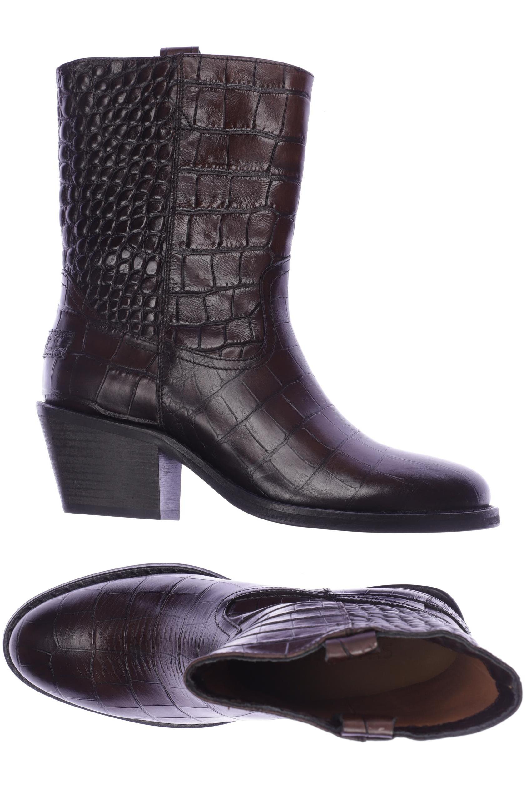 

Shabbies Amsterdam Damen Stiefelette, braun, Gr. 36