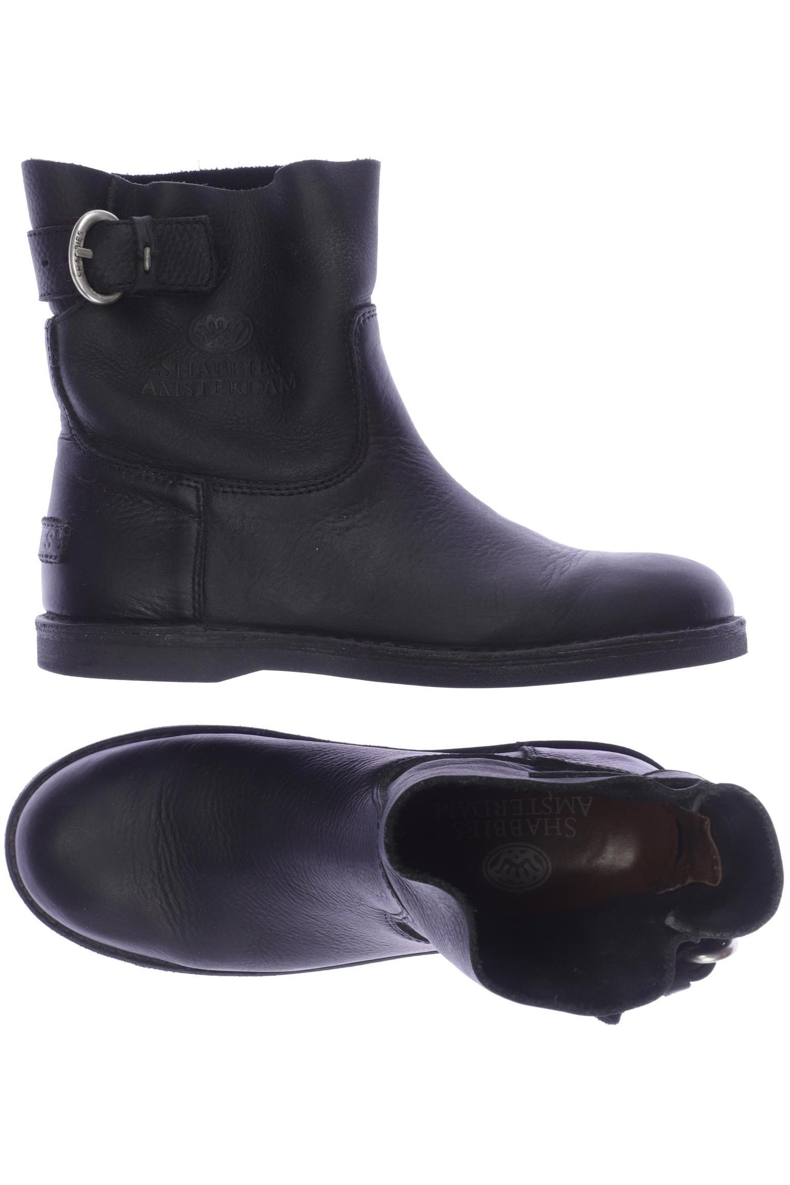 

Shabbies Amsterdam Damen Stiefelette, schwarz, Gr. 37