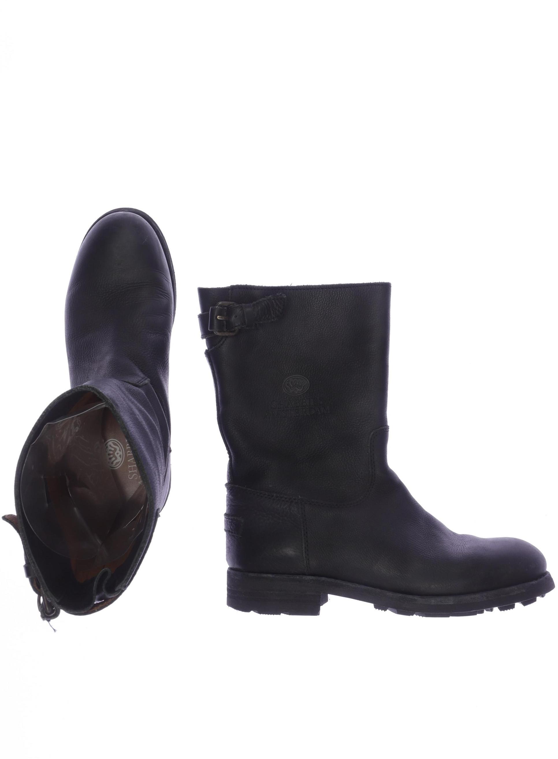 

Shabbies Amsterdam Damen Stiefel, schwarz, Gr. 40