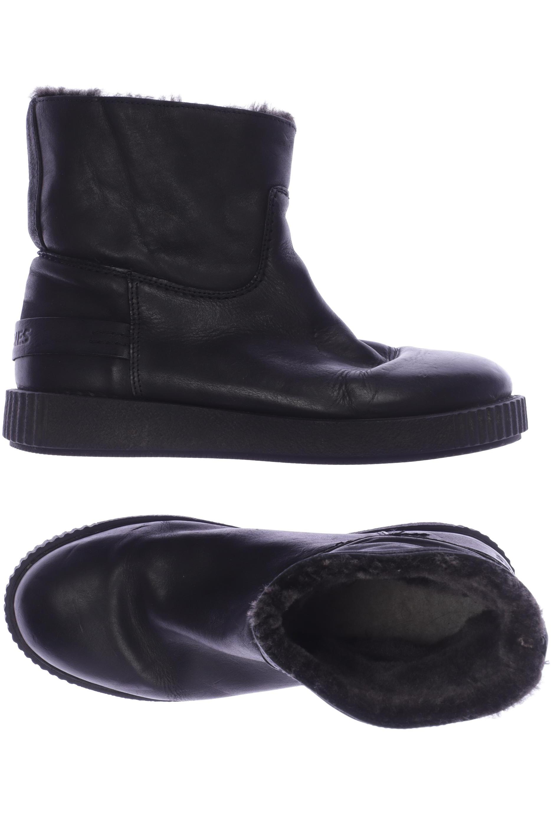 

Shabbies Amsterdam Damen Stiefelette, schwarz