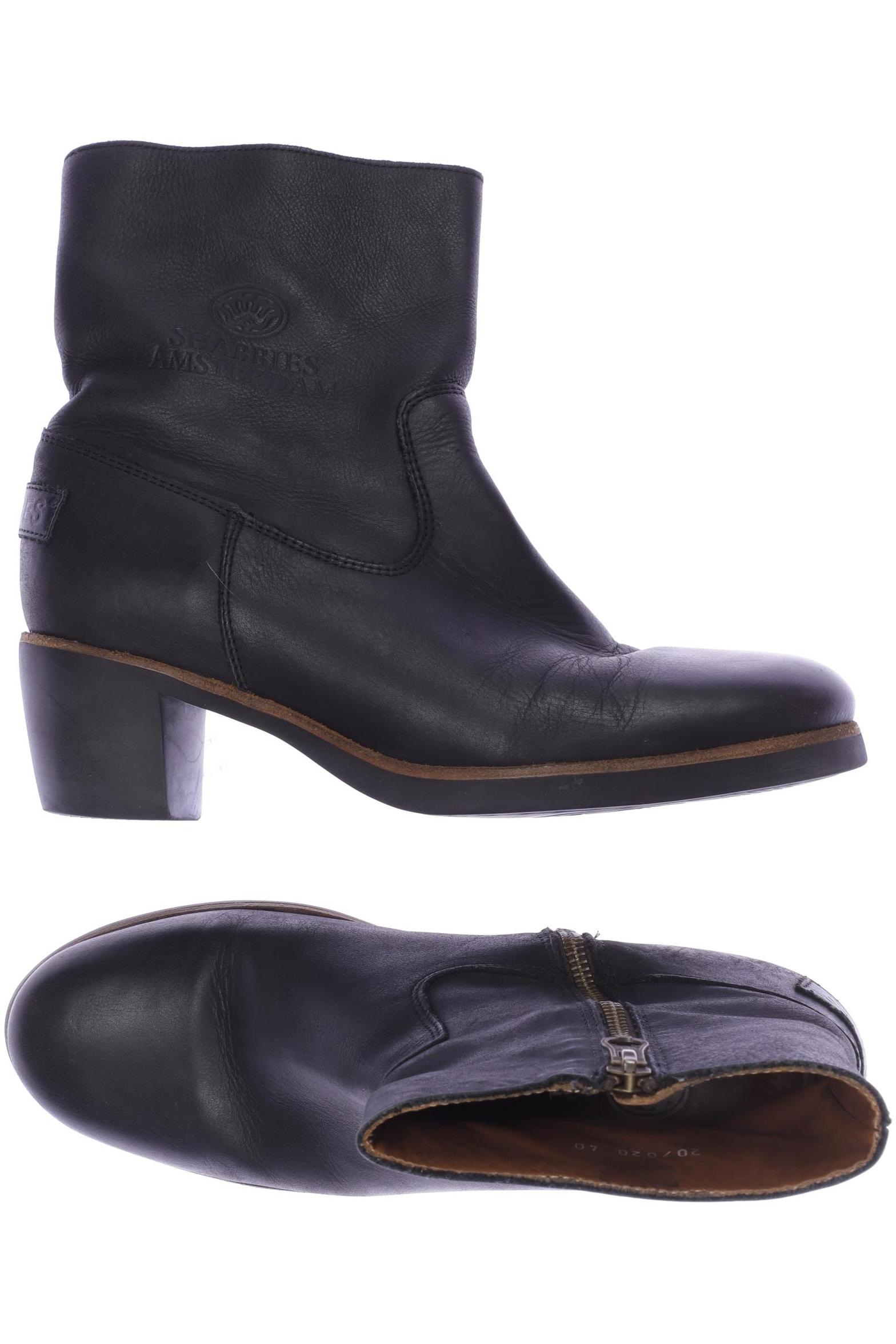 

Shabbies Amsterdam Damen Stiefelette, schwarz, Gr. 40