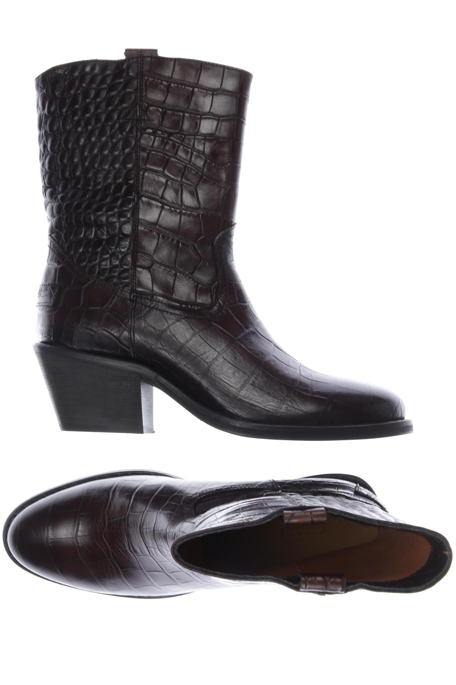 

Shabbies Amsterdam Damen Stiefelette, braun, Gr. 38