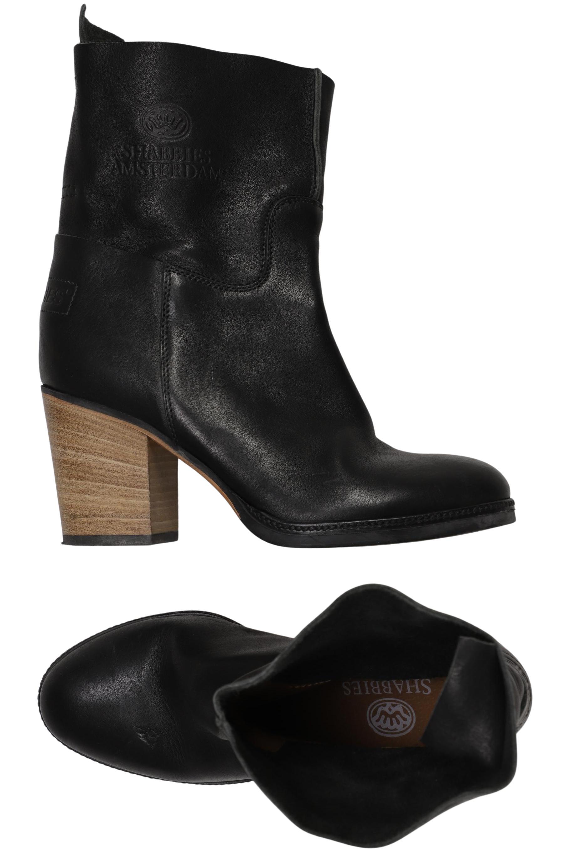 

Shabbies Amsterdam Damen Stiefelette, schwarz, Gr. 38