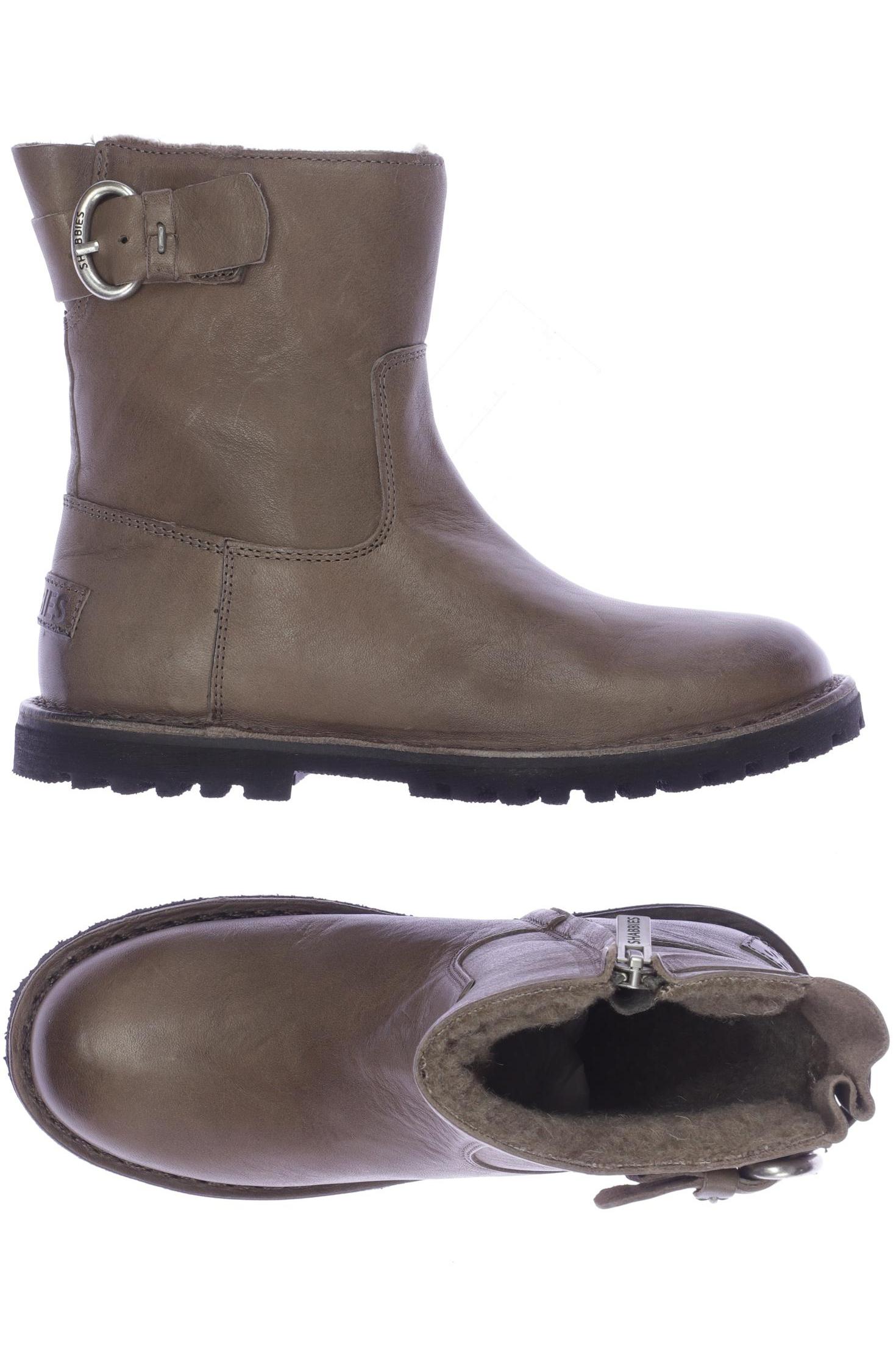 

Shabbies Amsterdam Damen Stiefelette, beige, Gr. 36