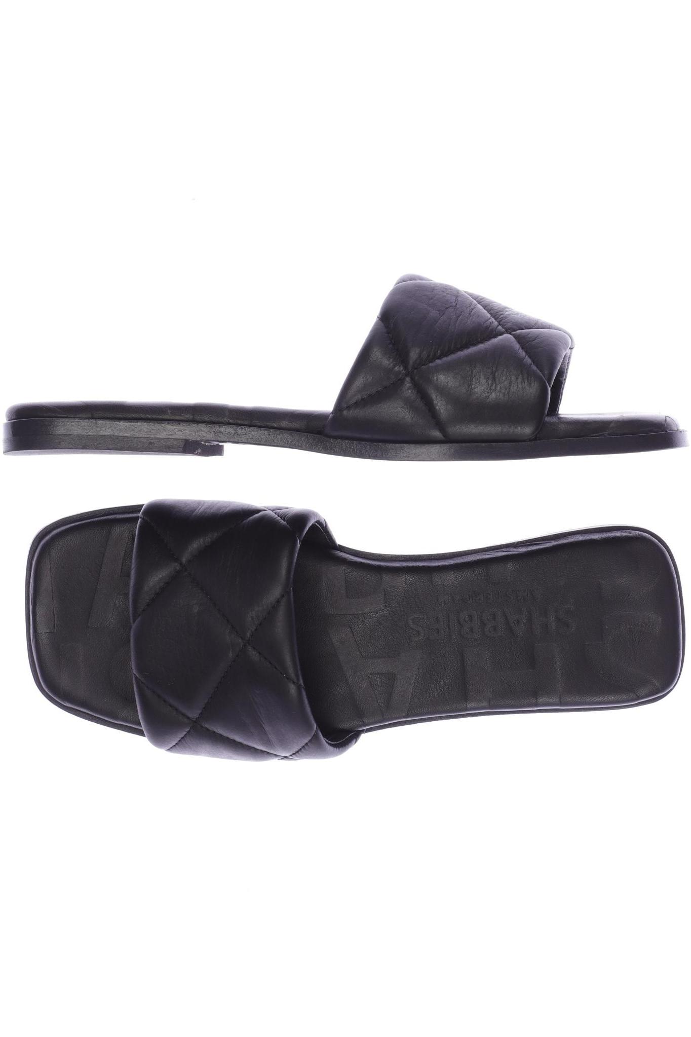 

Shabbies Amsterdam Damen Sandale, schwarz