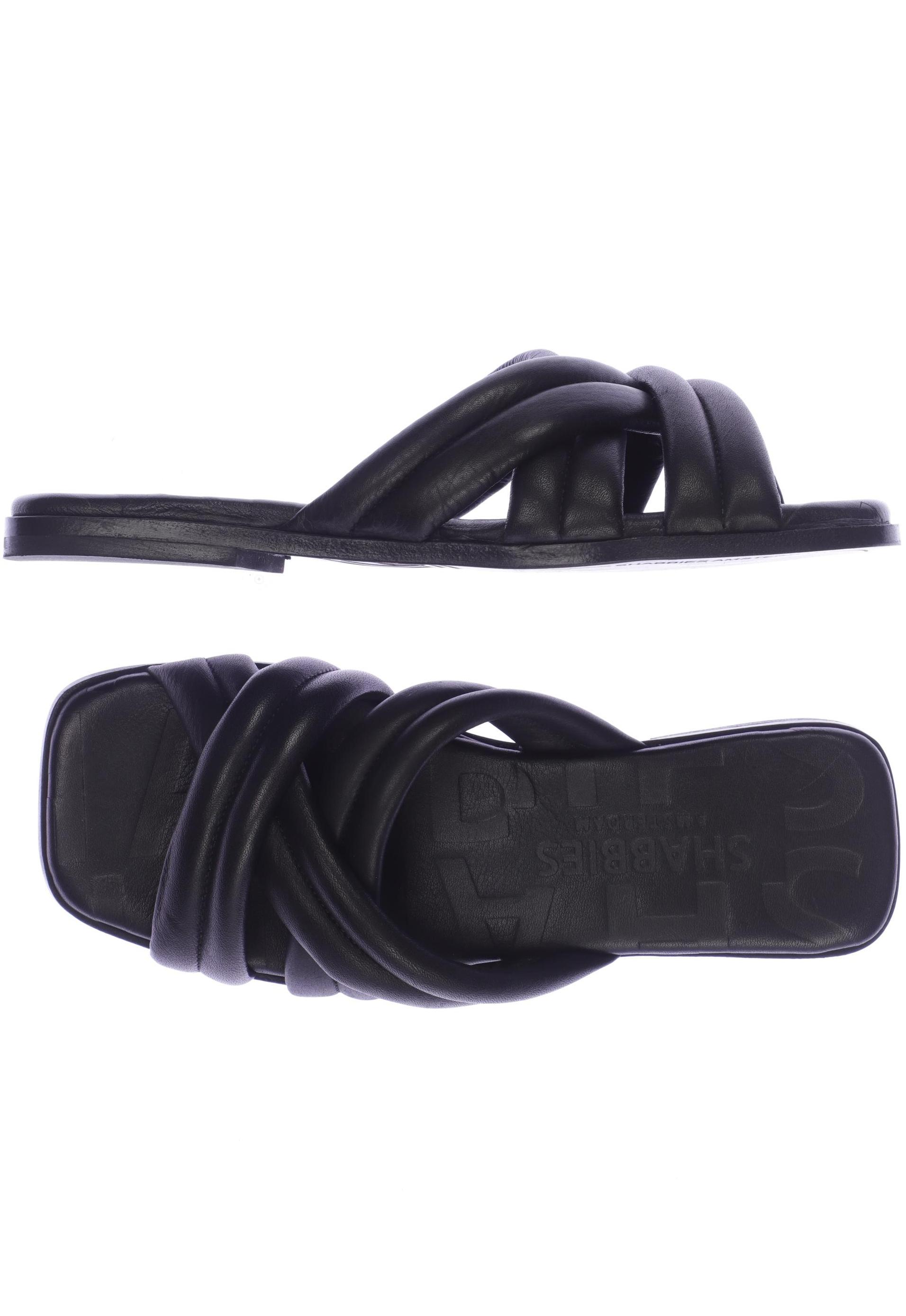 

Shabbies Amsterdam Damen Sandale, schwarz, Gr. 38
