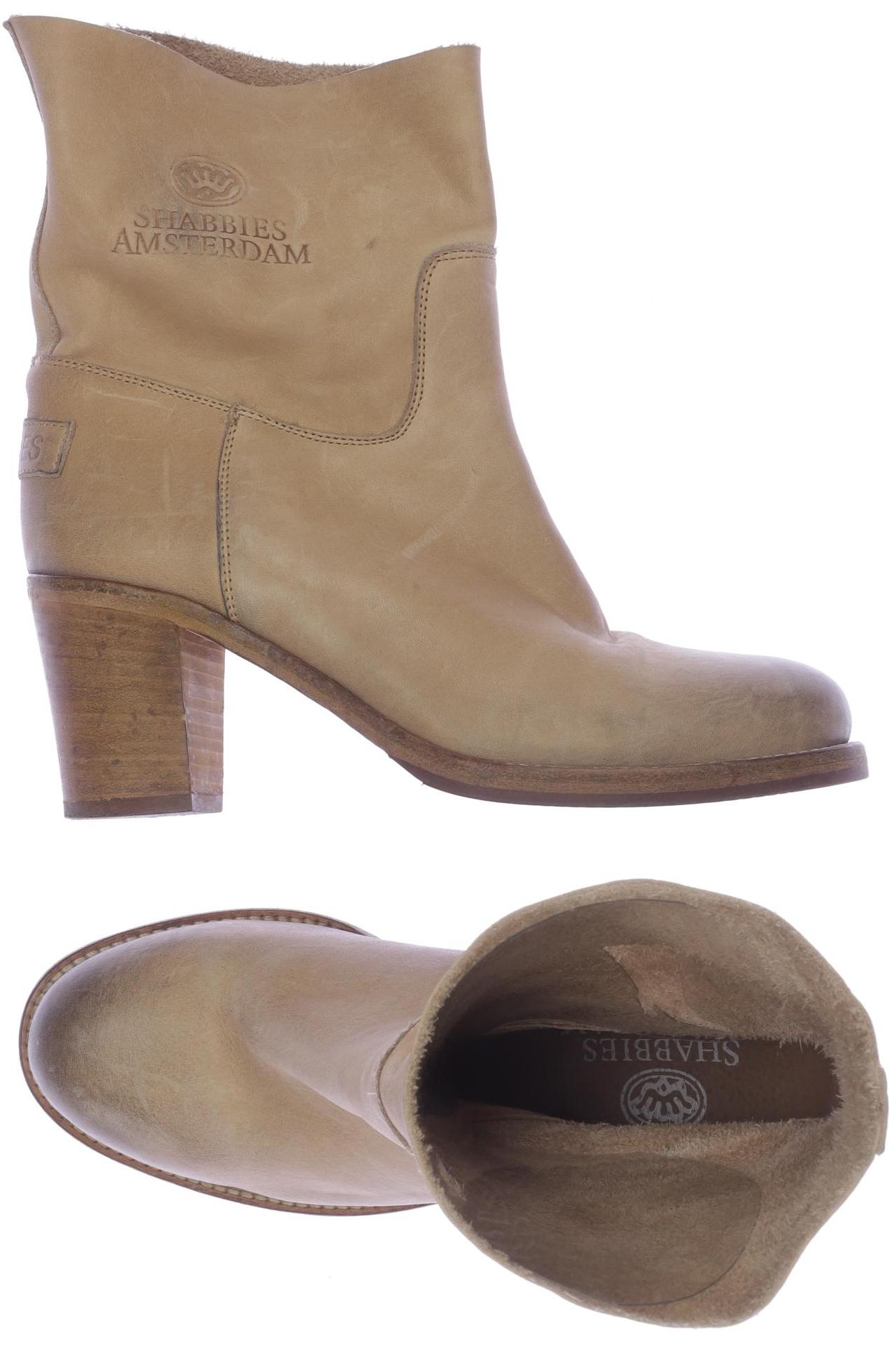 

Shabbies Amsterdam Damen Stiefelette, beige, Gr. 38