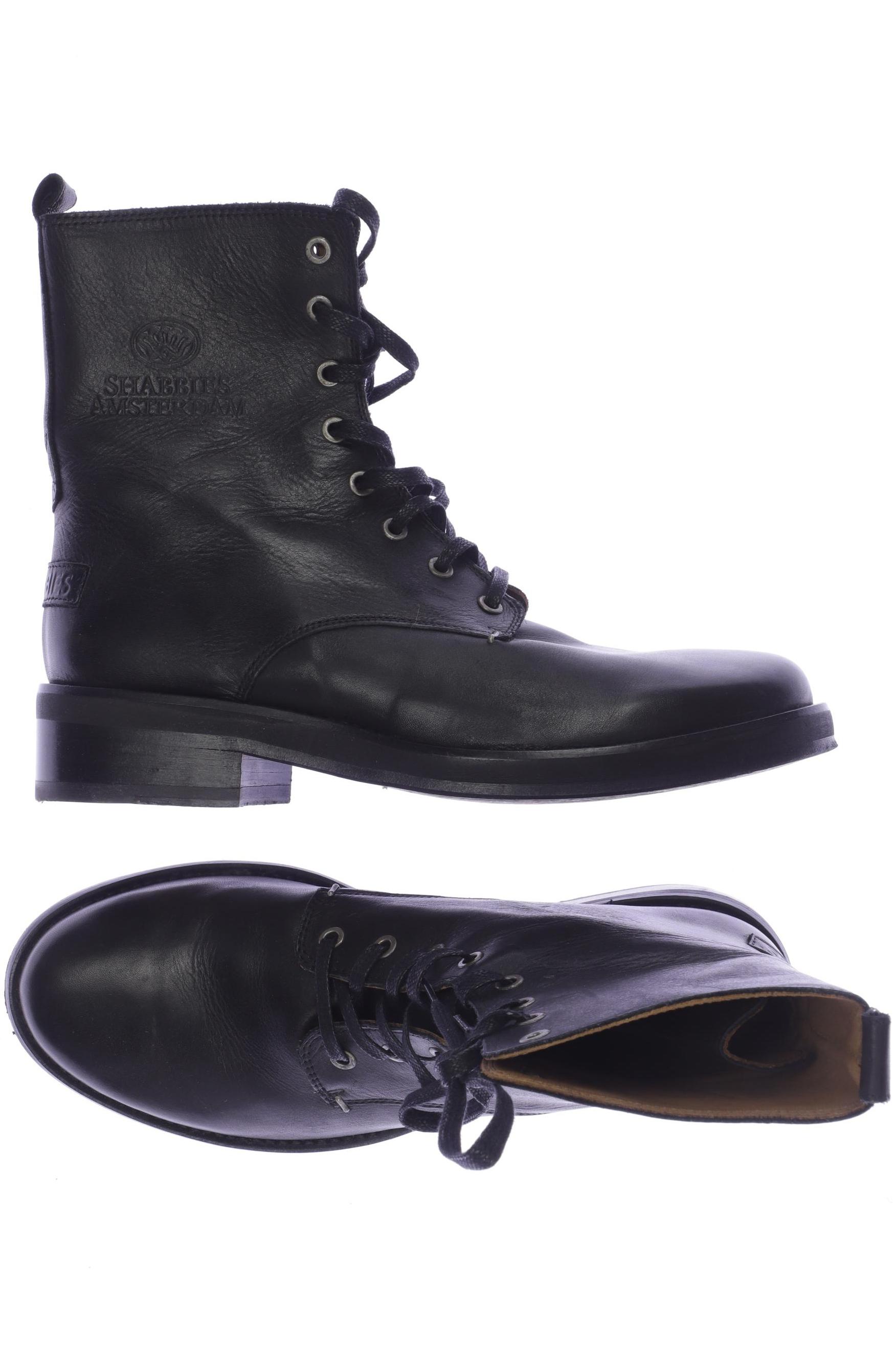 

Shabbies Amsterdam Damen Stiefelette, schwarz, Gr. 42