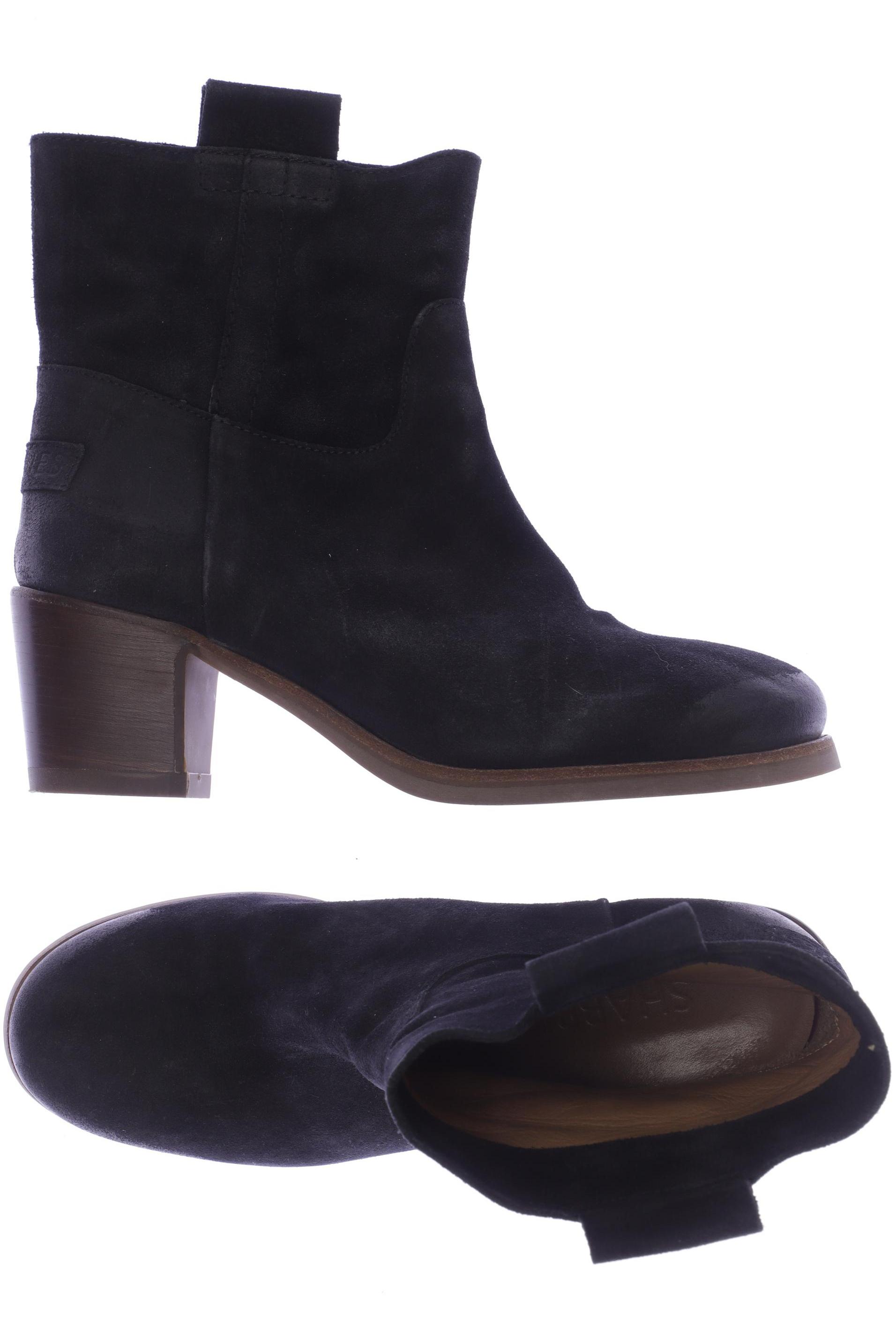 

Shabbies Amsterdam Damen Stiefelette, schwarz